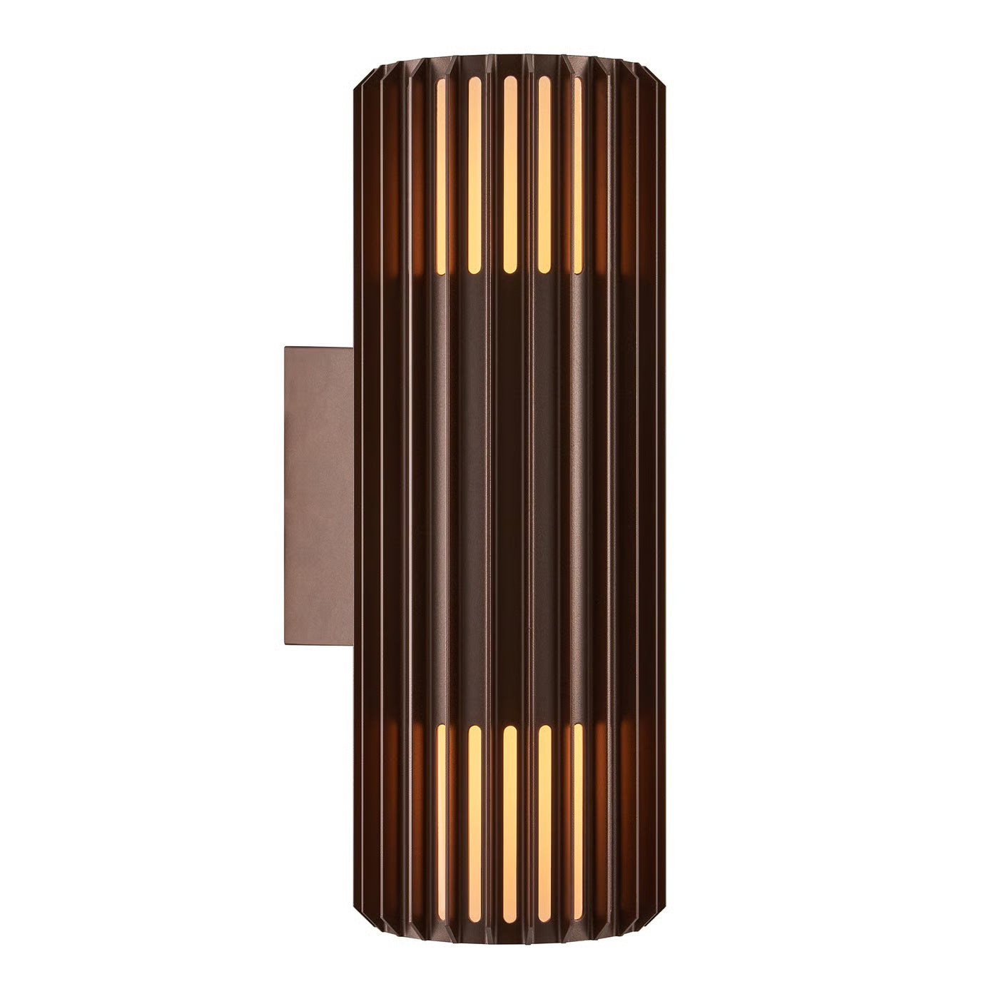 Aludra Double | Wandlamp | Seaside Bruin metallic