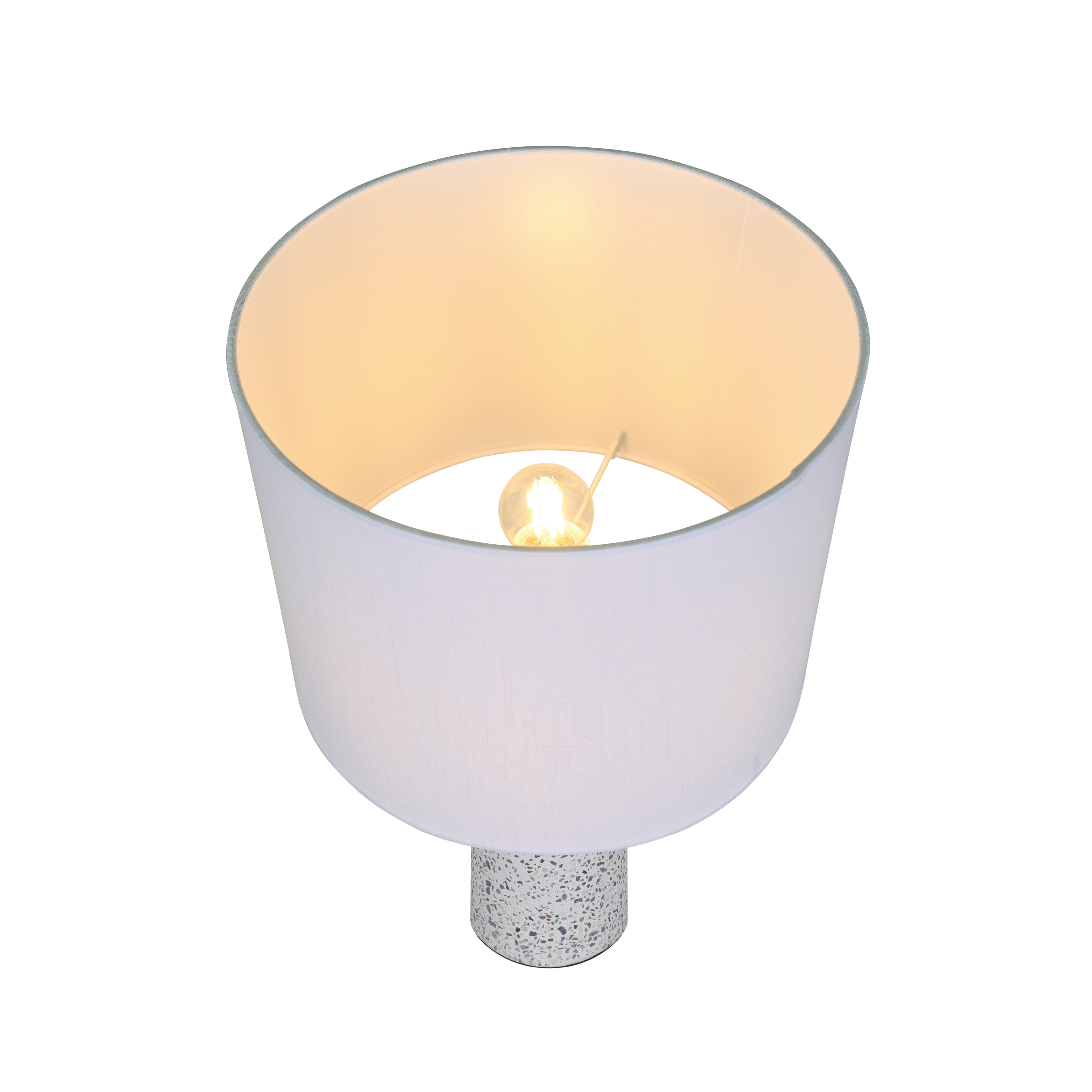 Antiga Tafellamp Terazzo Wit