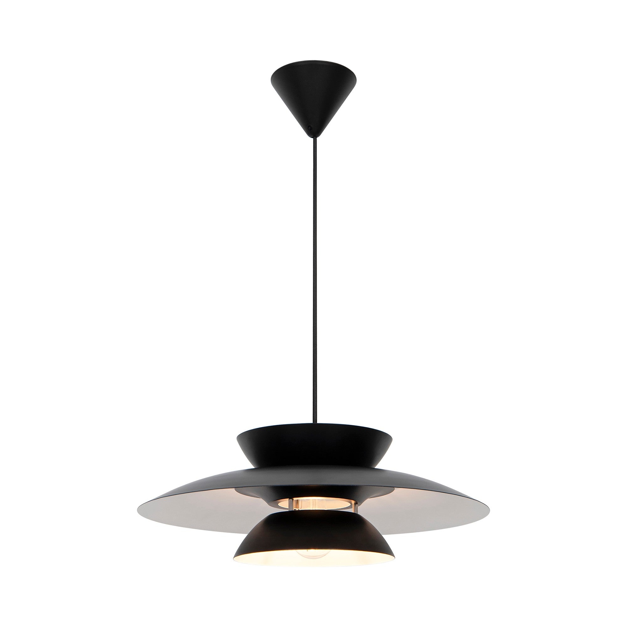 Carmen 45 Hanglamp Zwart