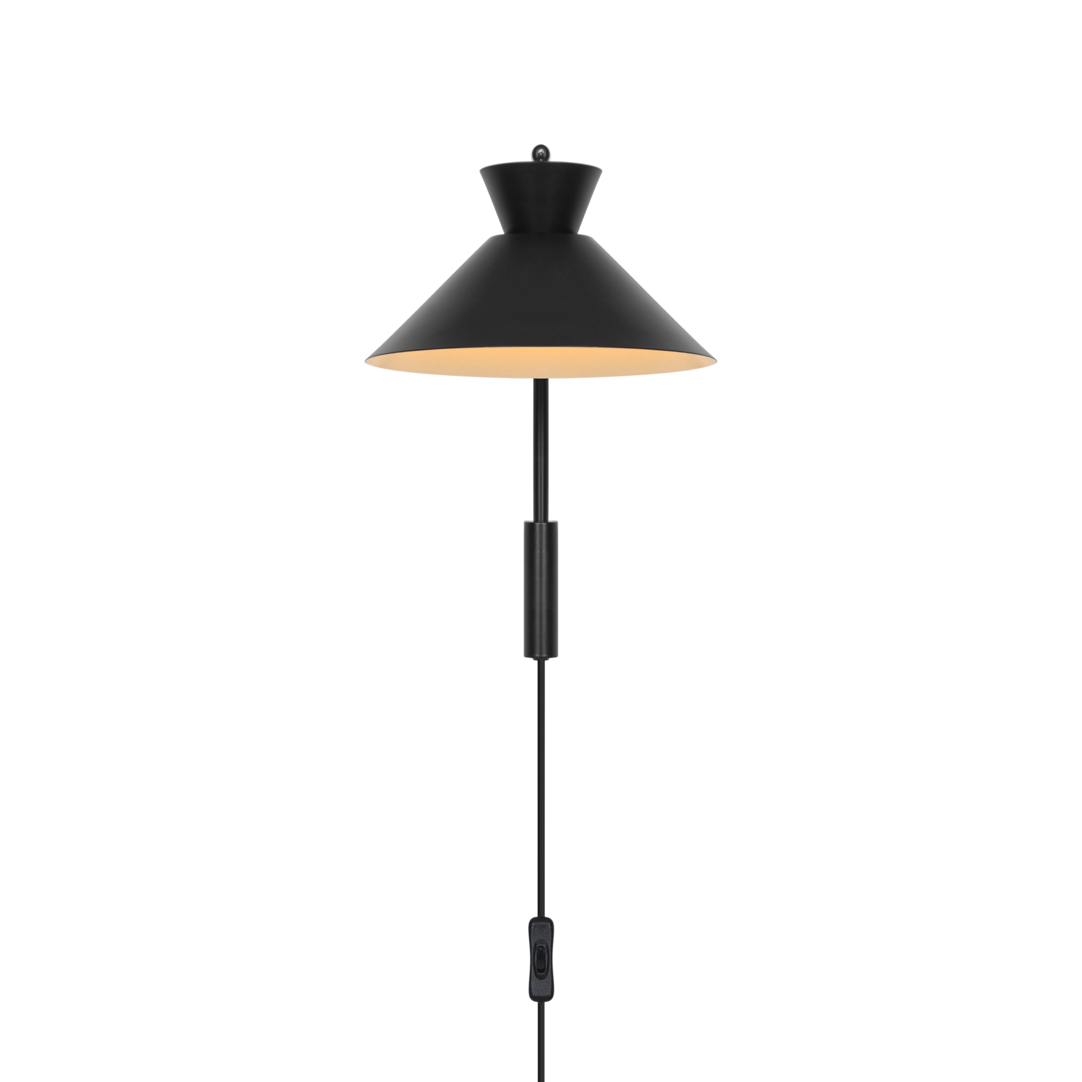 Dial Wandlamp Zwart
