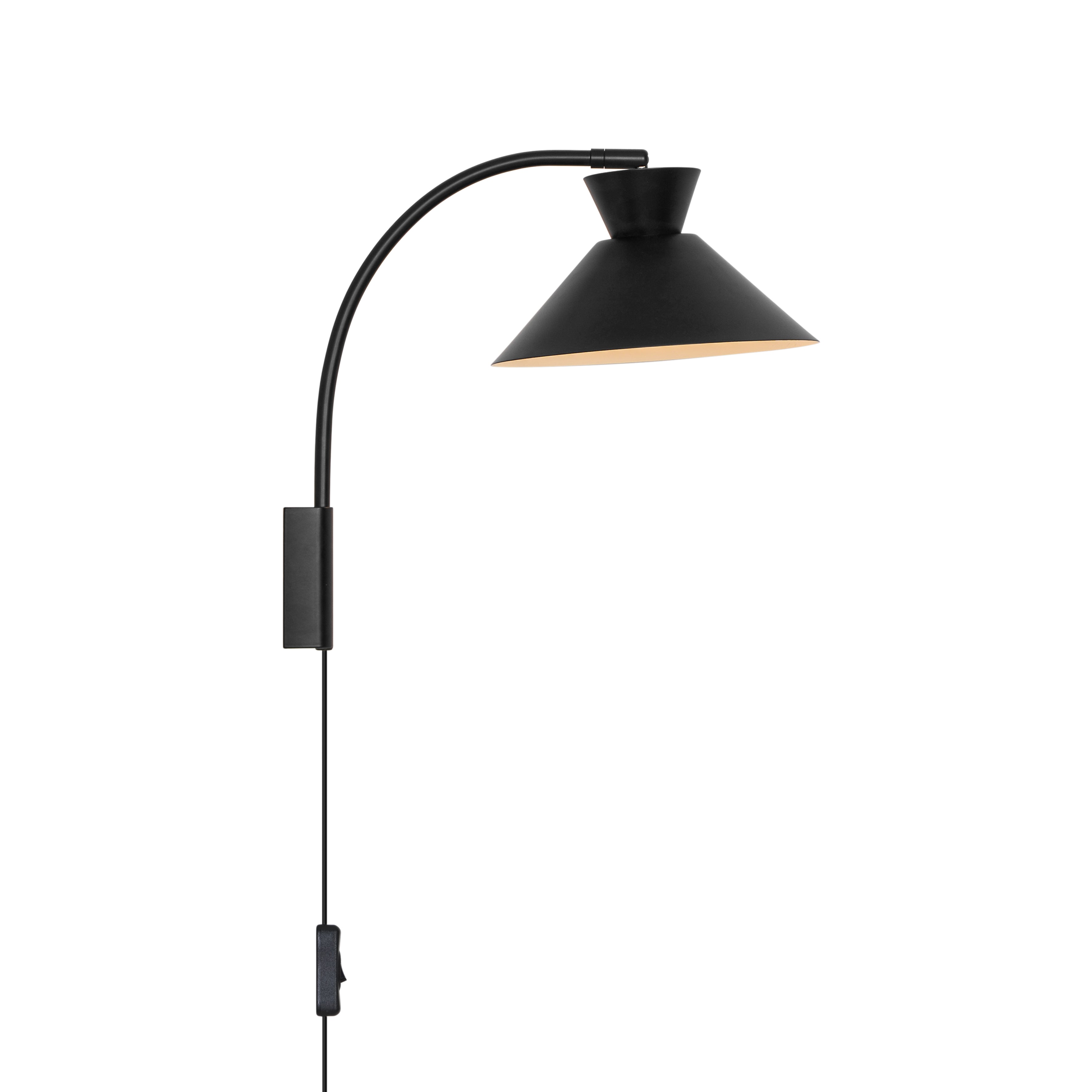 Dial Wandlamp Zwart