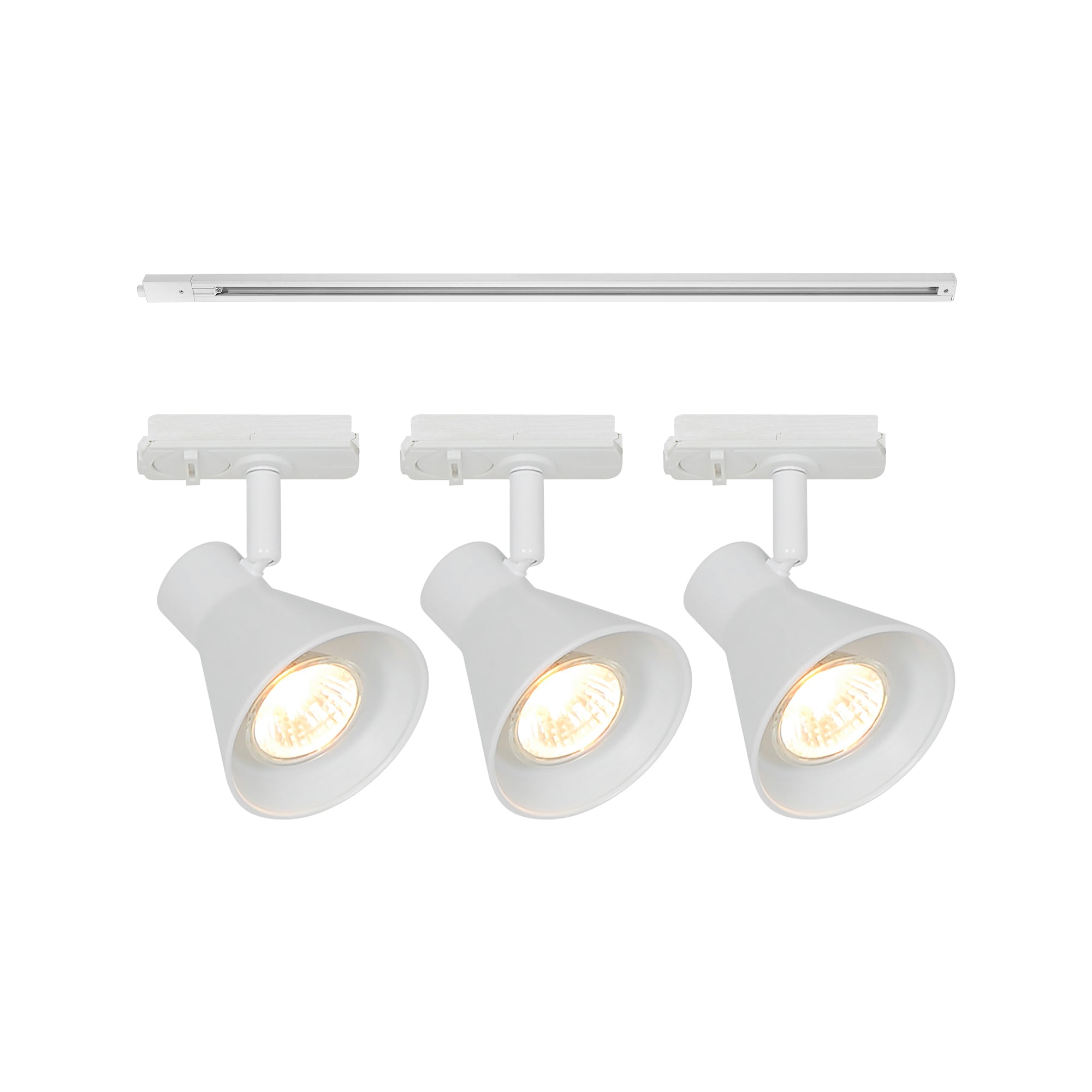 Oak Link 3 1M Rail Surface-Mounted Spot GU10 White