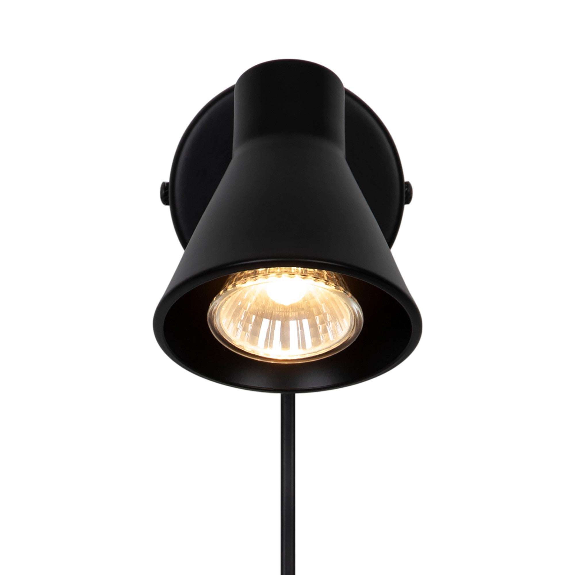 Eik Wandlamp  Zwart