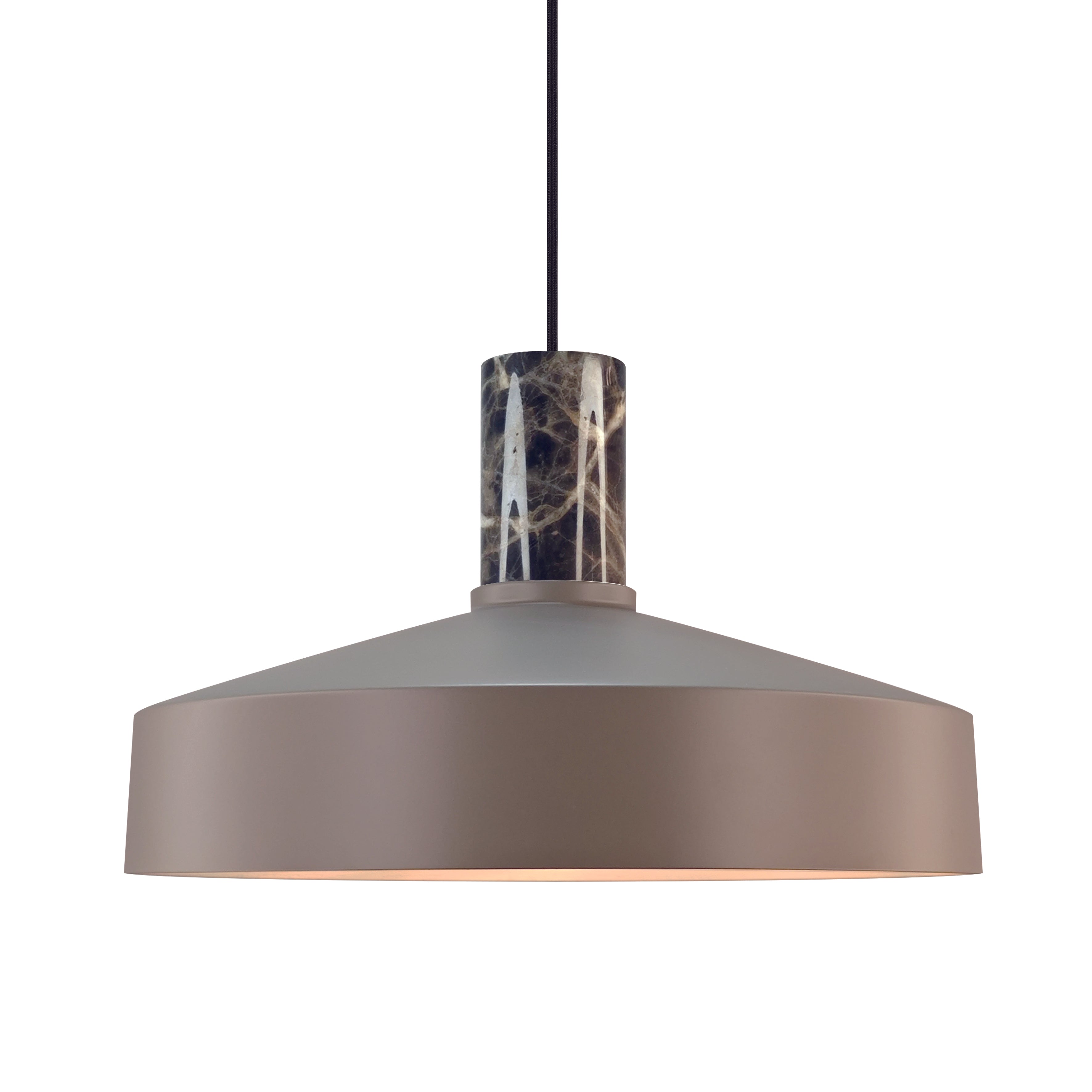 Elvas Marmer hanglamp E27 Bruin