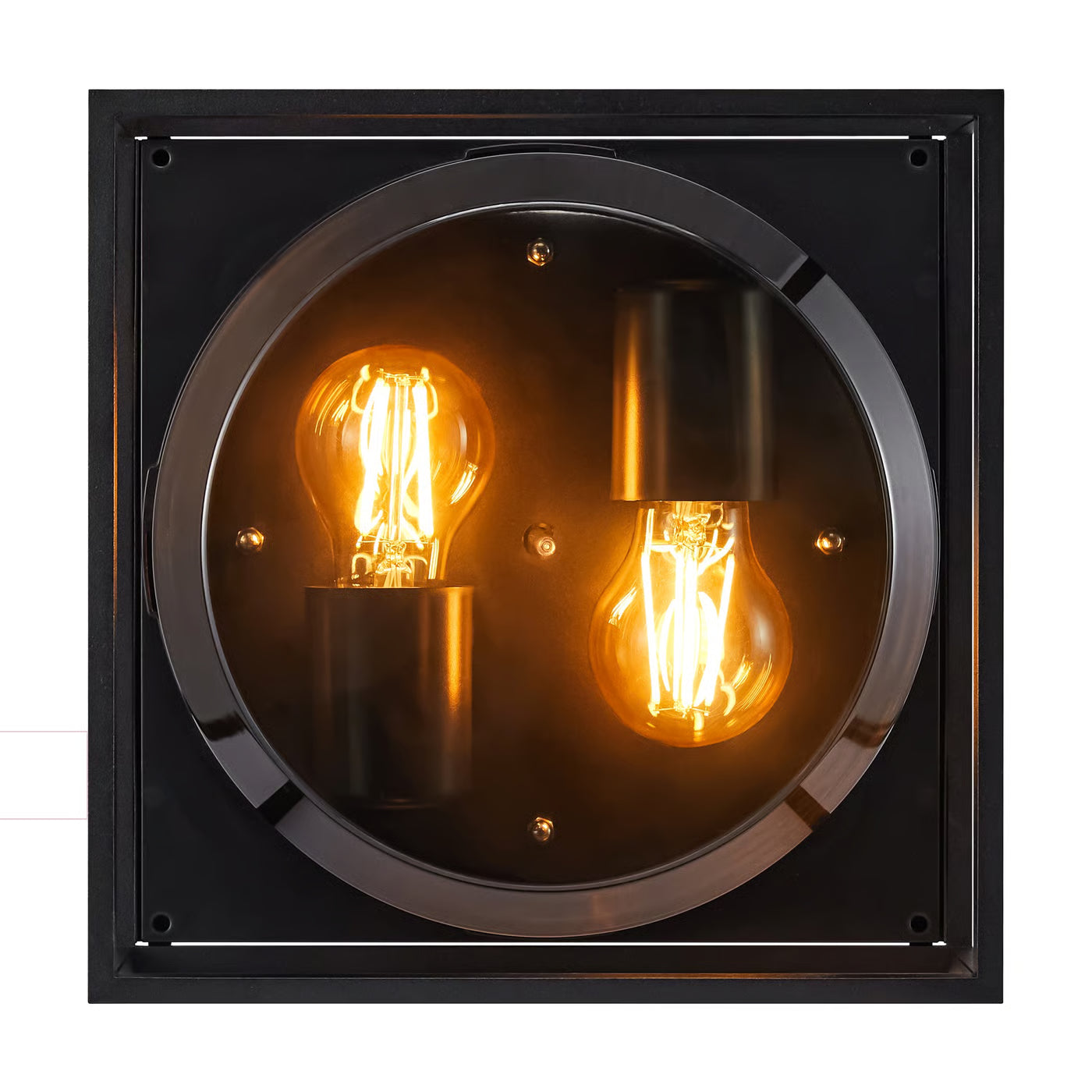 Griffin | Plafondlamp | Gerookt Glas