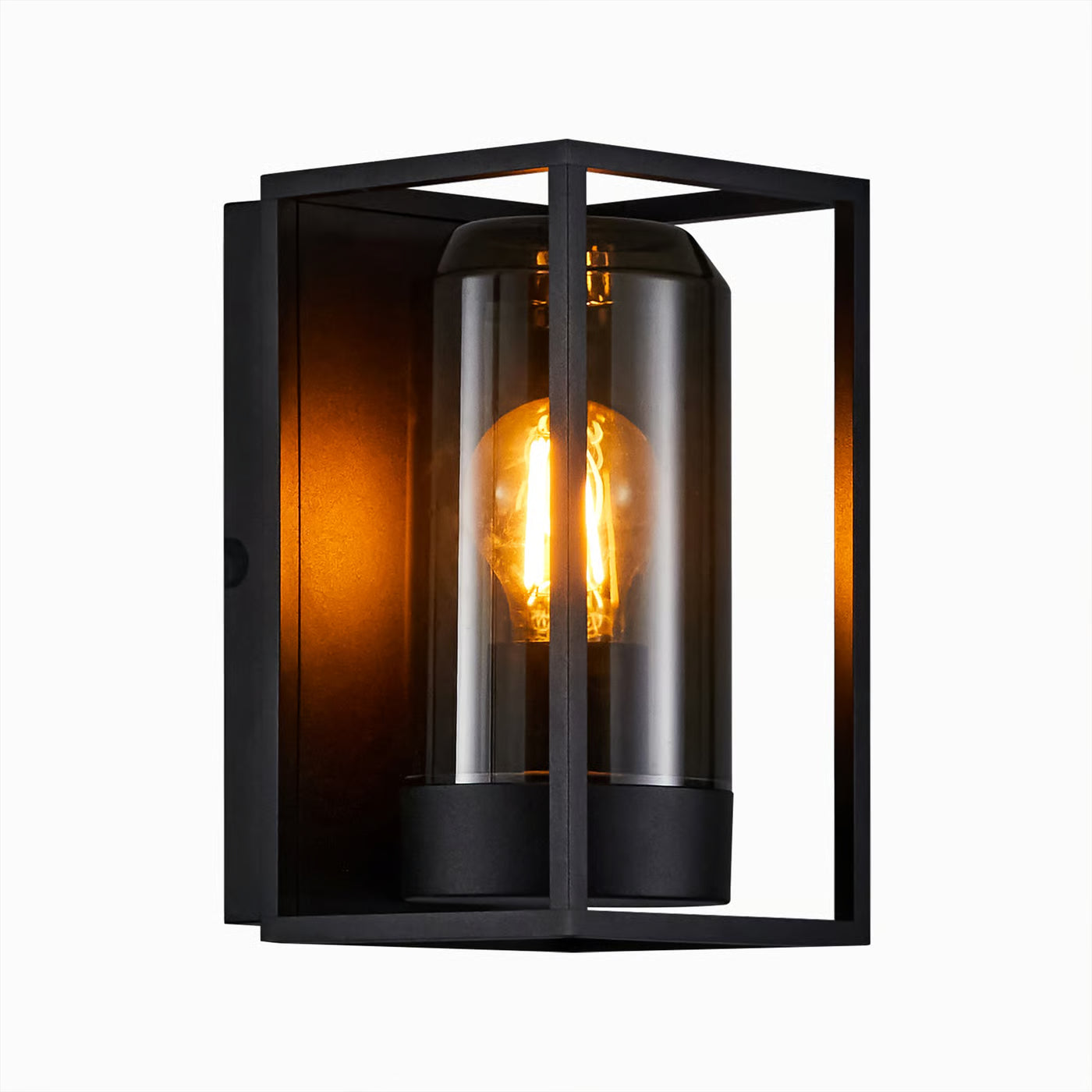 Griffin | Wandlamp | Gerookt Glas