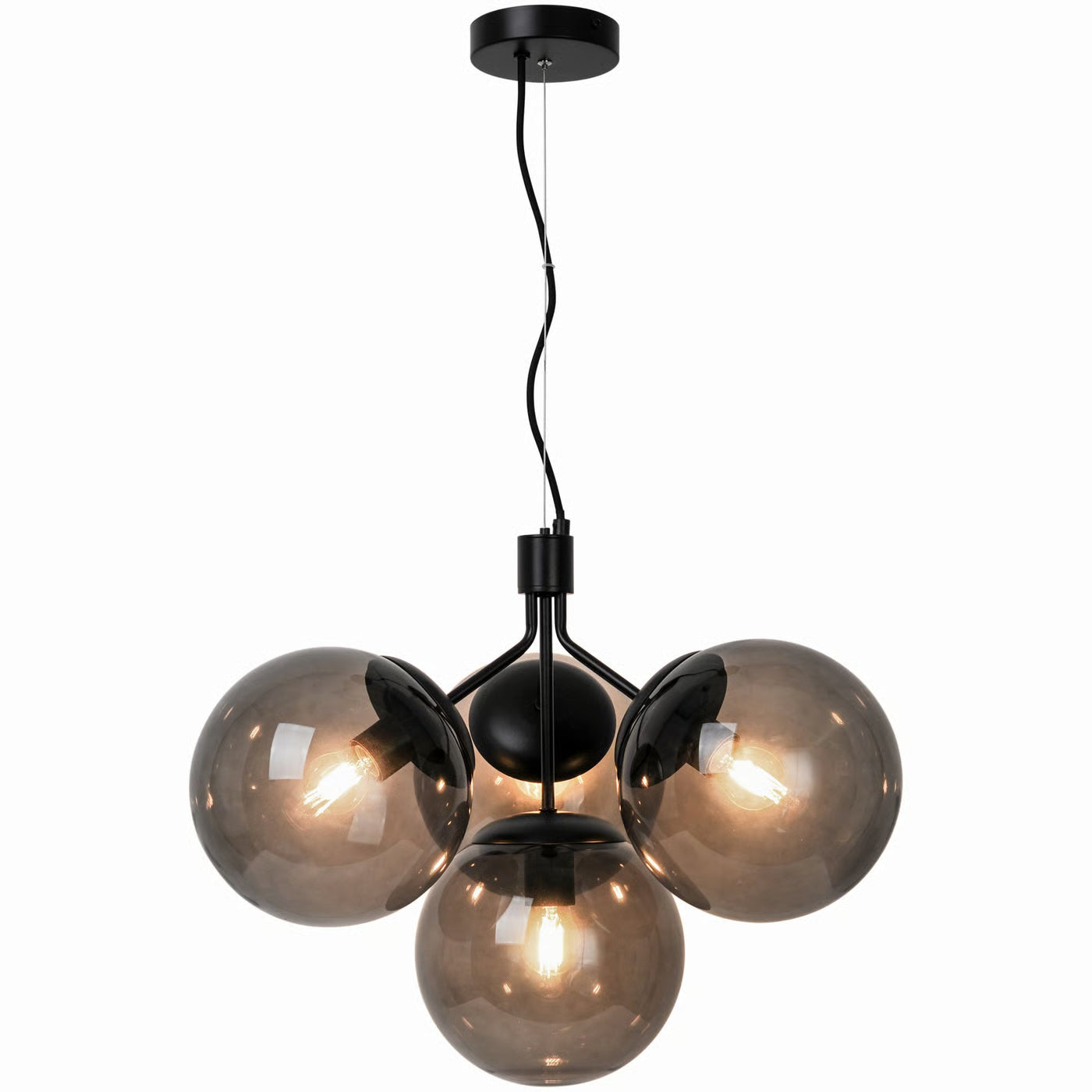 IVONA 4-Spot | Hanglamp | Zwart