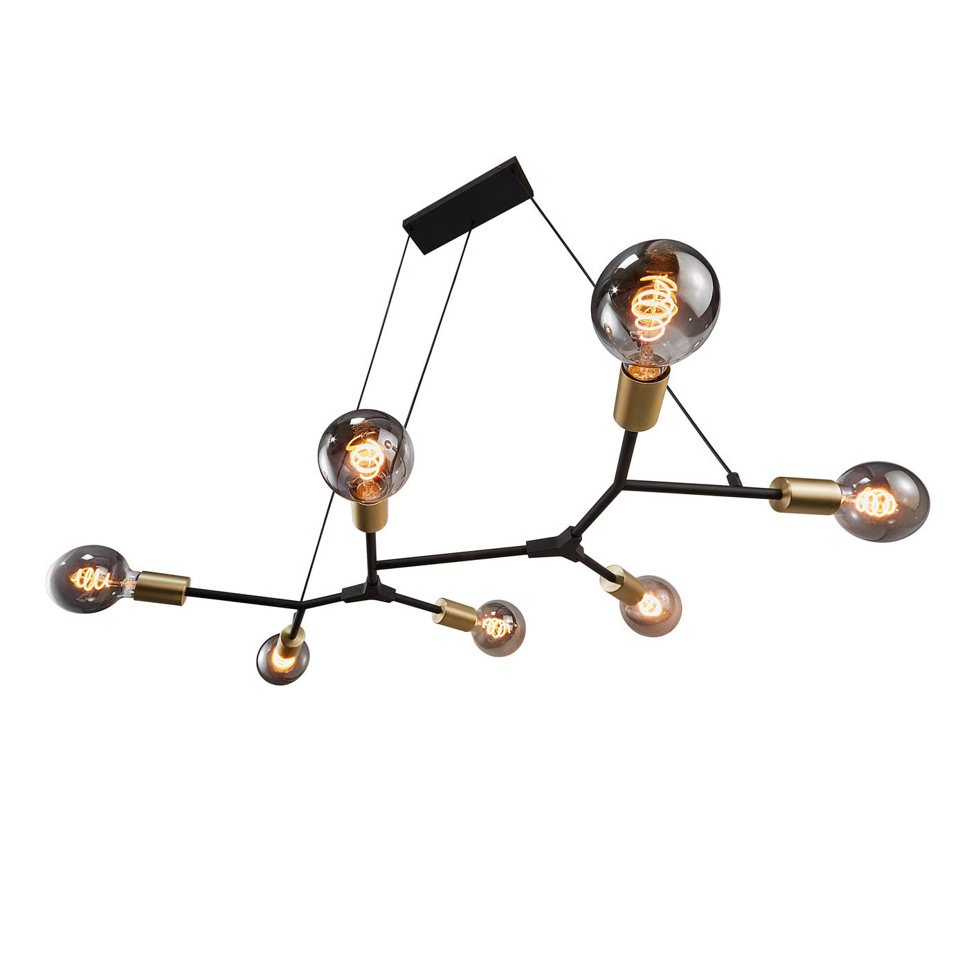 Josefine 7-Spot | Hanglamp | Zwart