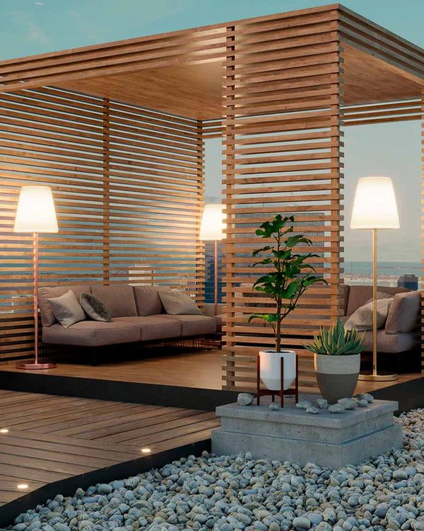 Oplaadbare vloerlamp Lola Slim 180