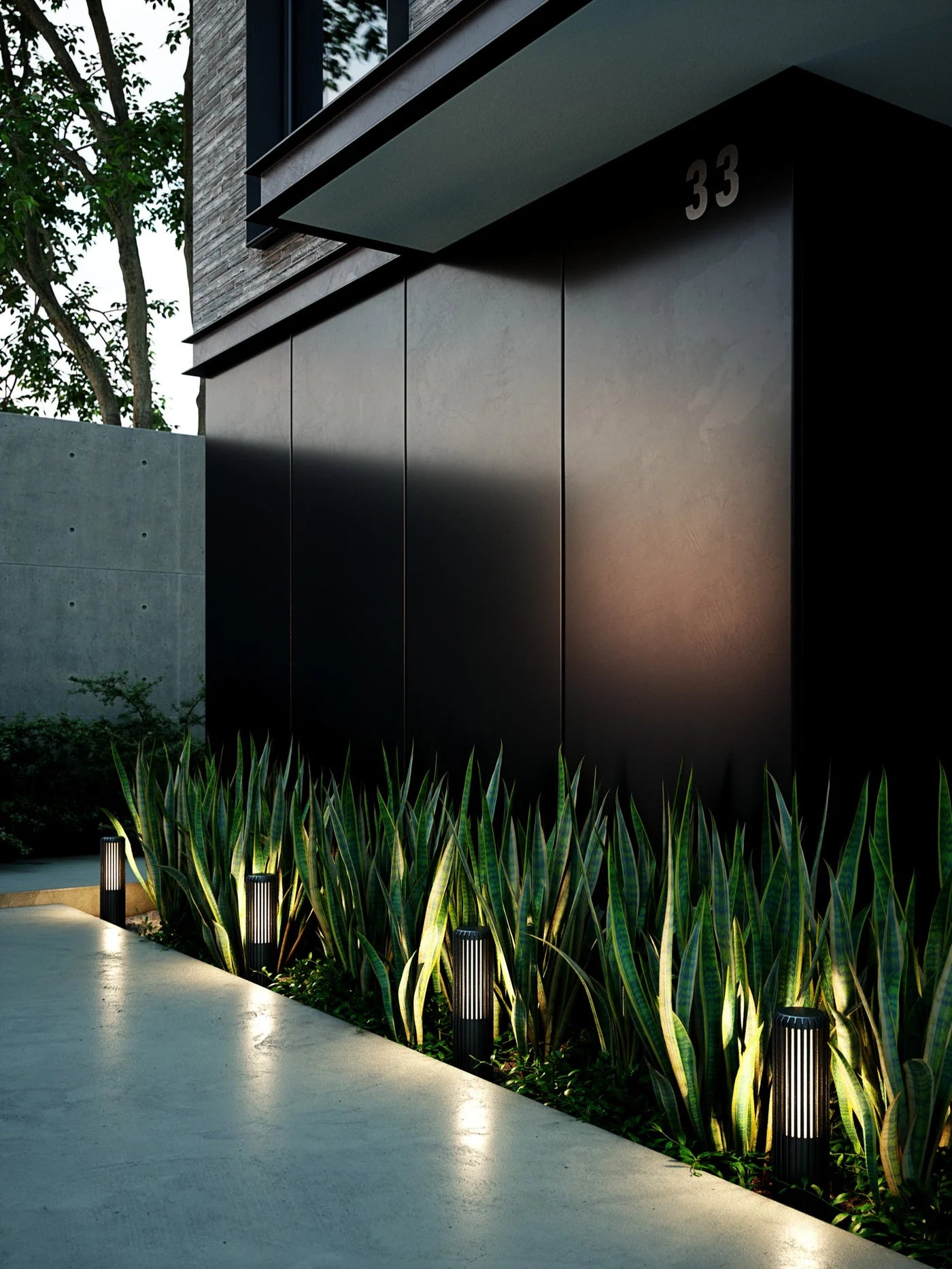 Aludra 45 | Garden light | Seaside Zwart