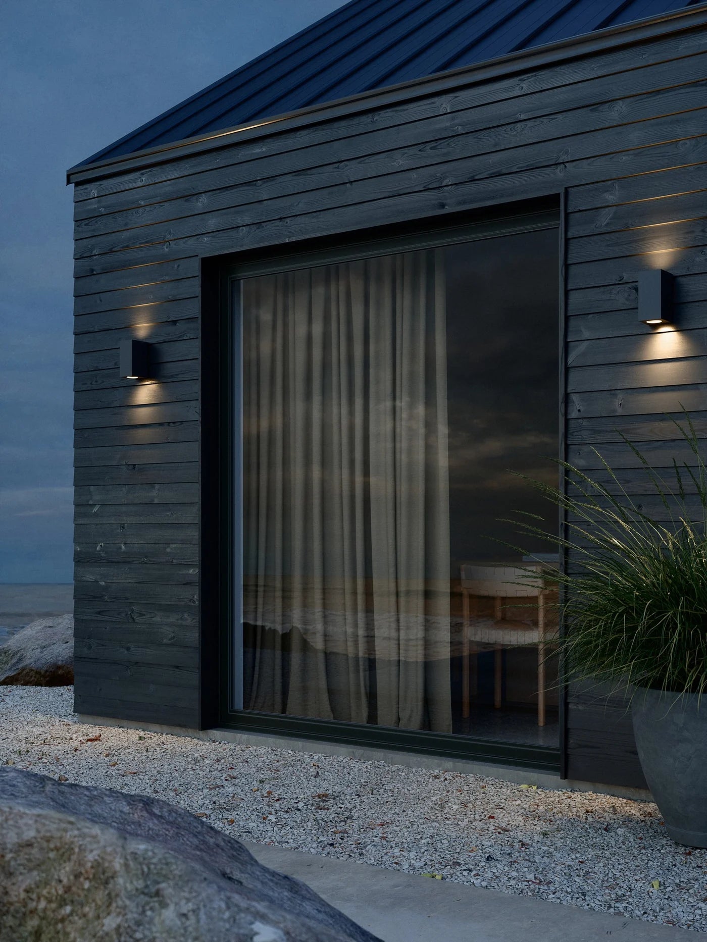 Canto Maxi Kubi 2 | Wandlamp | Seaside Zwart