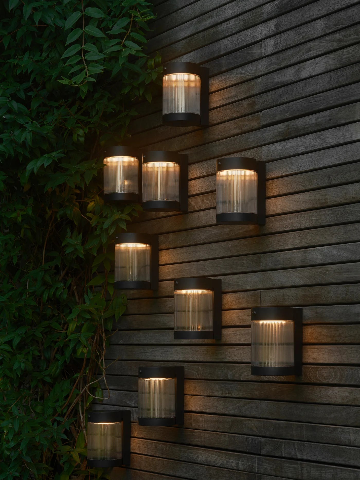 Coupar | Wandlamp | Solar | Zwart| PIR sensor