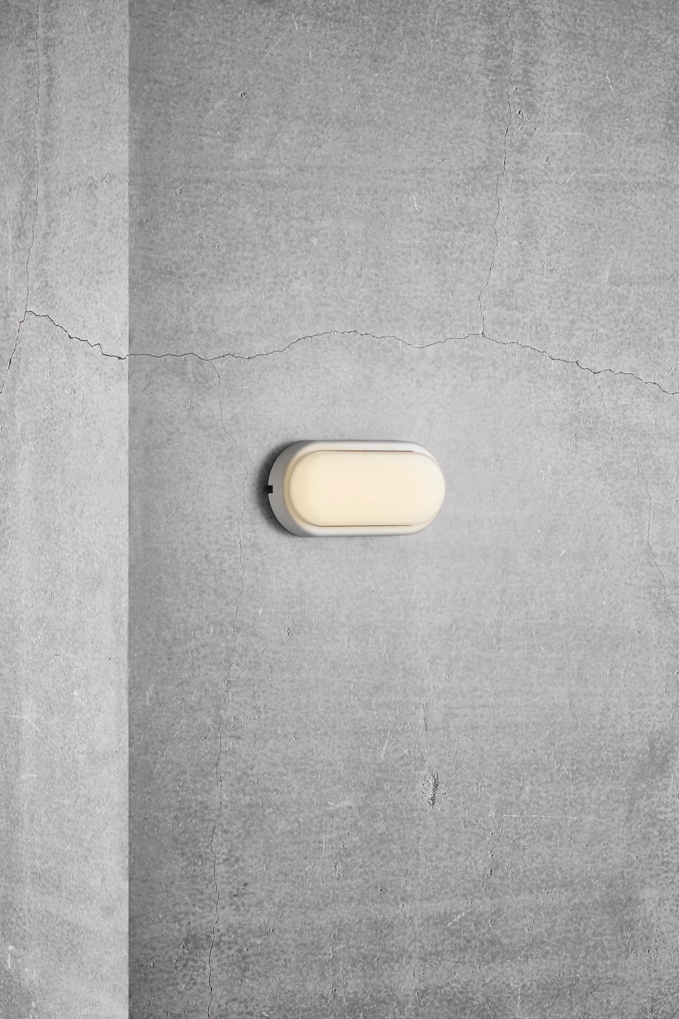 Cuba Outdoor Energy Oval | Wandlamp | Wit