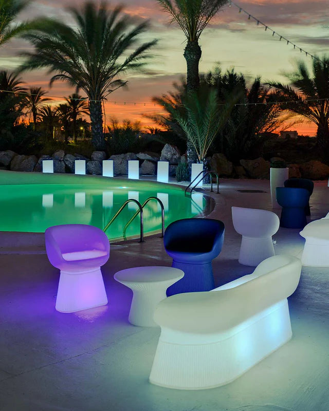 Lichtgevende Menorca Bank buitenzitje