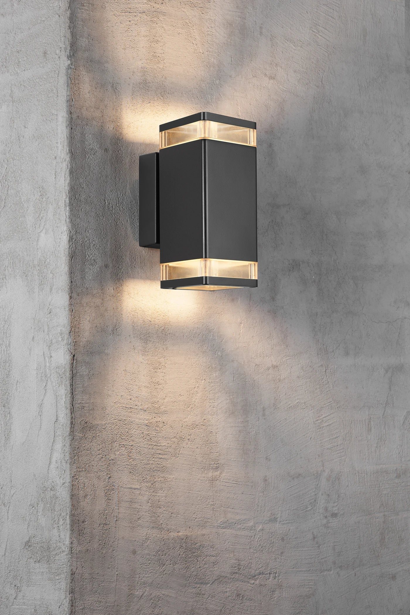 Elm Double | Wandlamp | Zwart