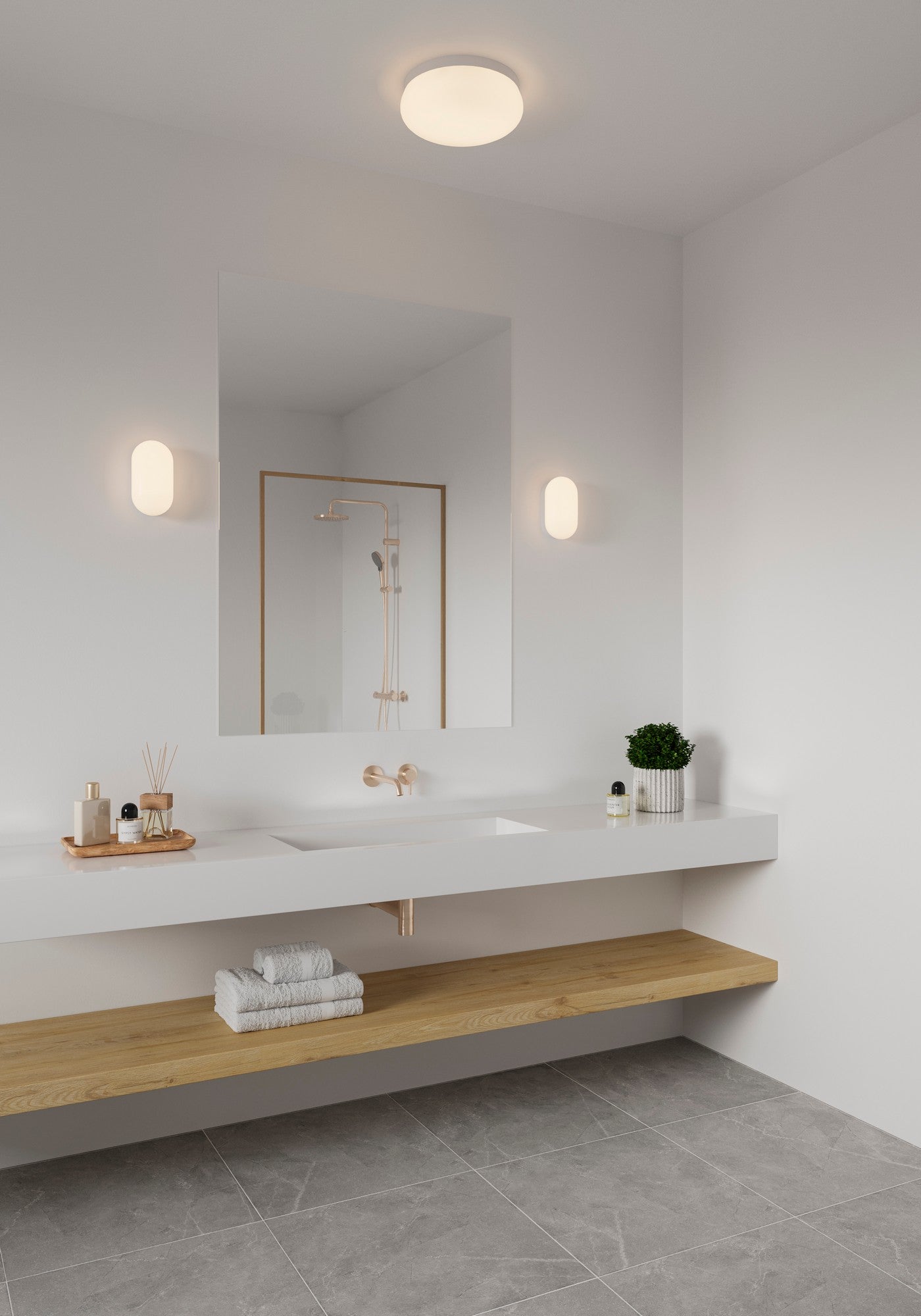 Foam Plafondlamp Wit