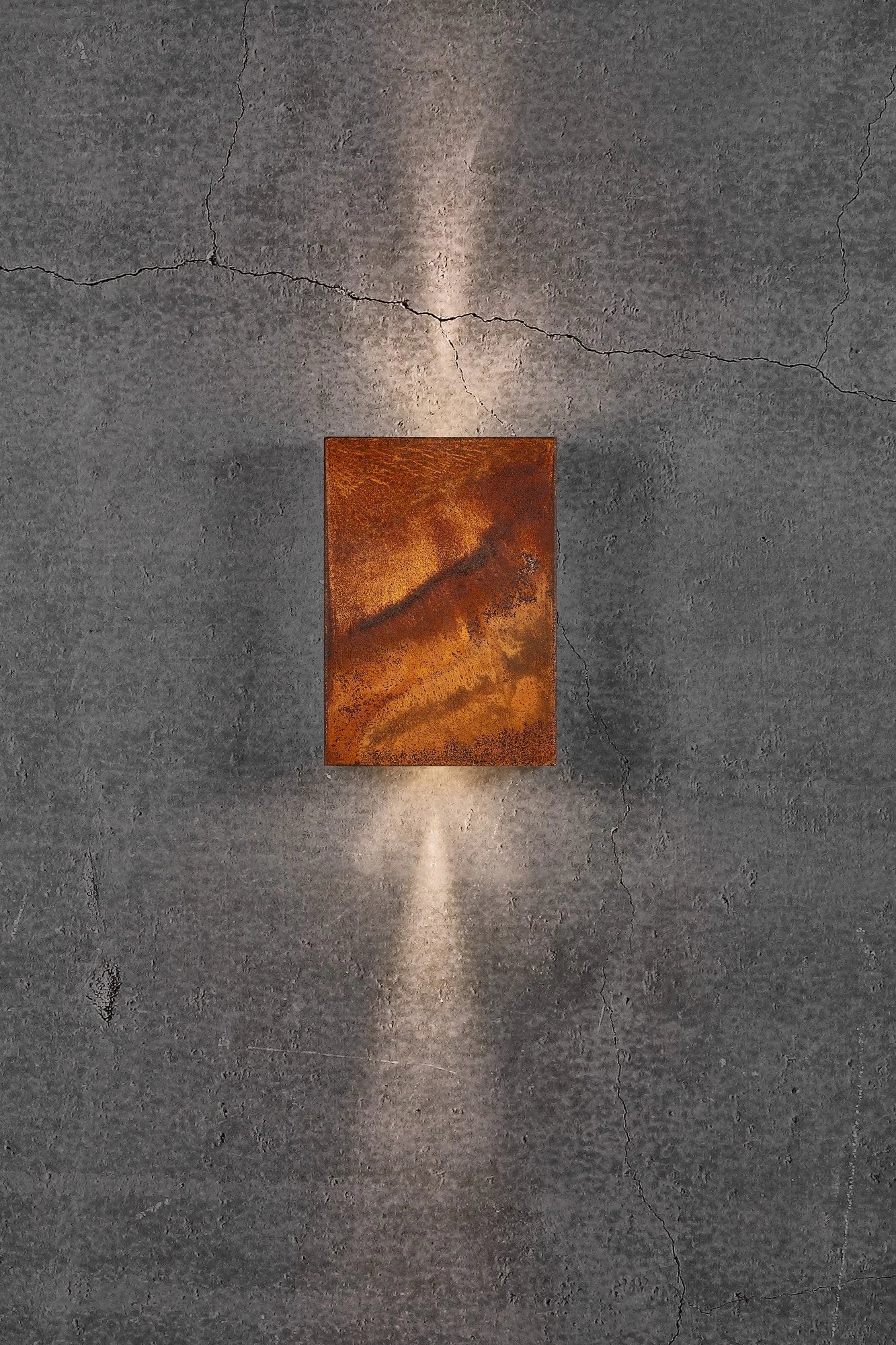 Fold 15 | Wandlamp | Roest kleurig