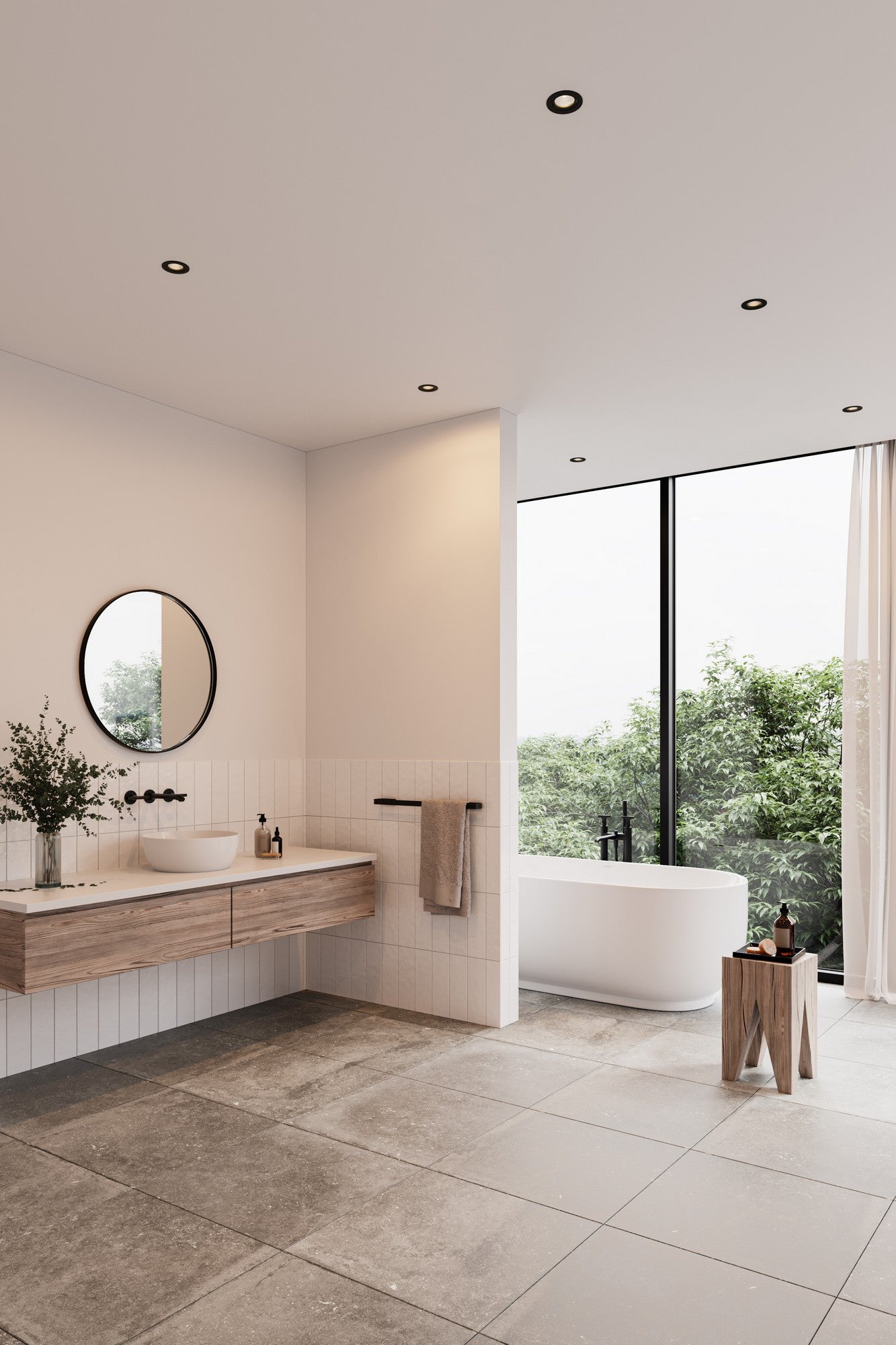 Fremont 3-Kit 2700K P65 Downlight Zwart