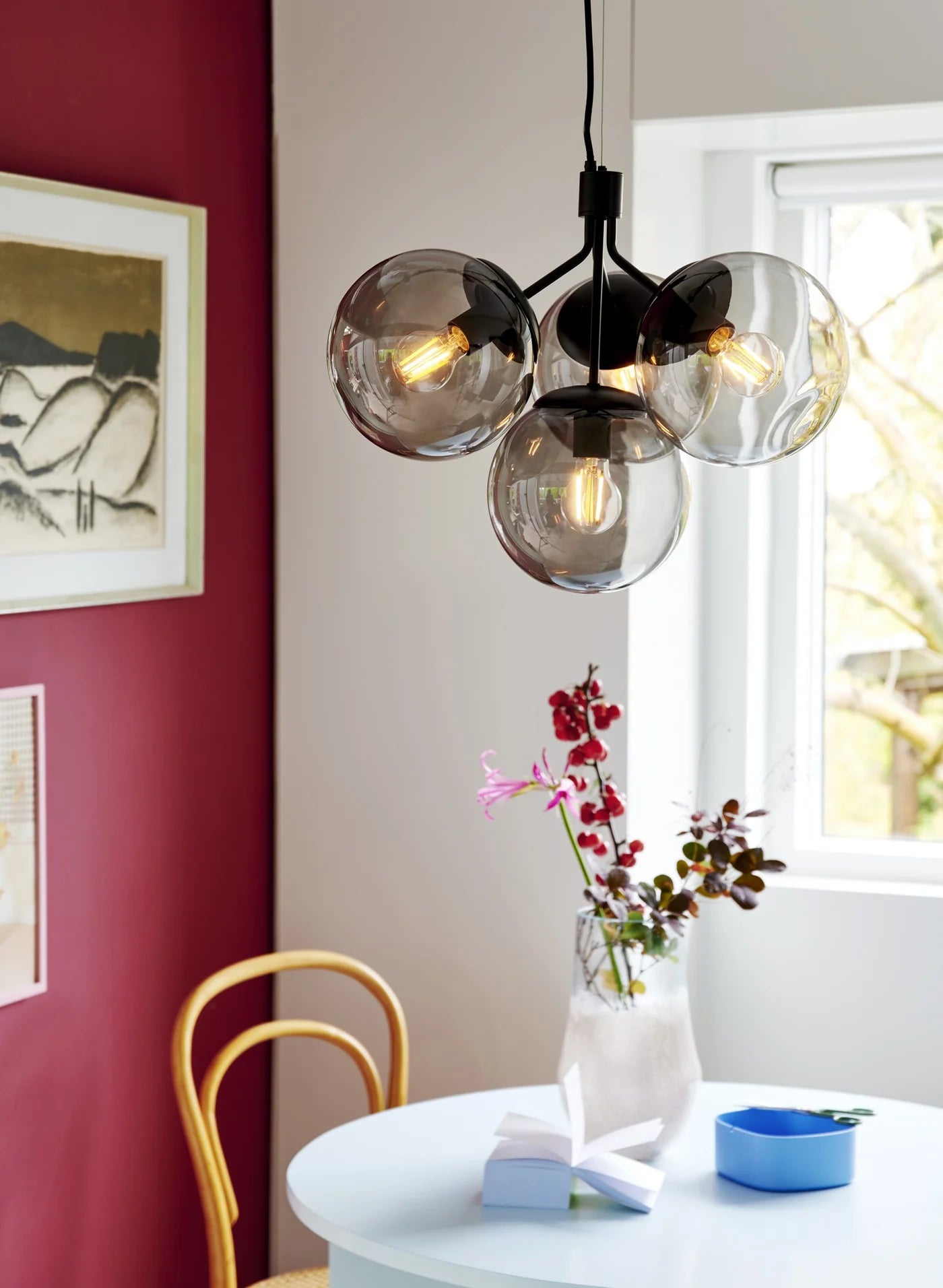 IVONA 4-Spot | Hanglamp | Zwart