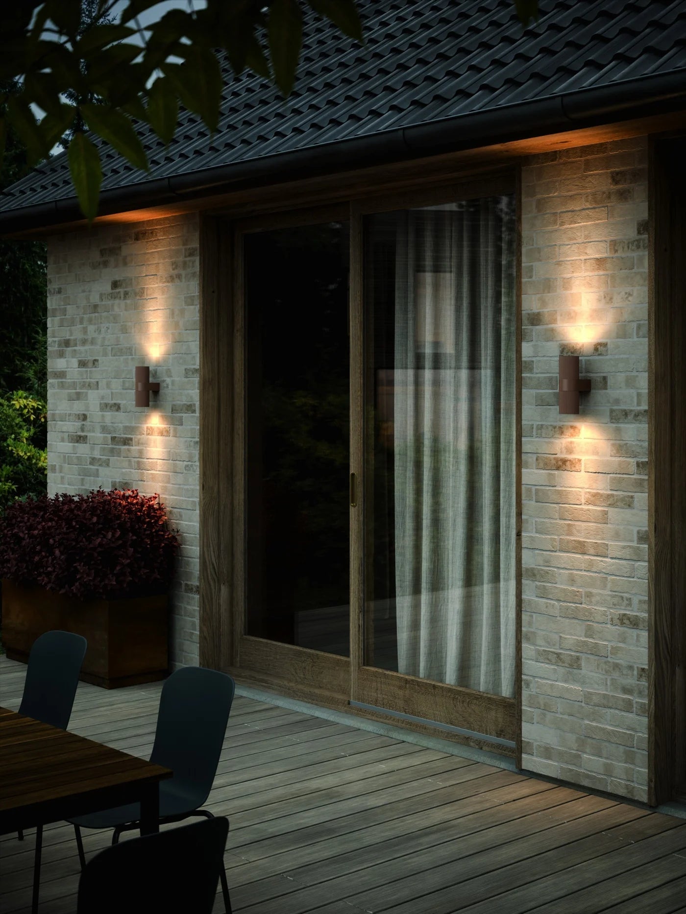 Kyklop Ripple | Wandlamp | Roest Bruin