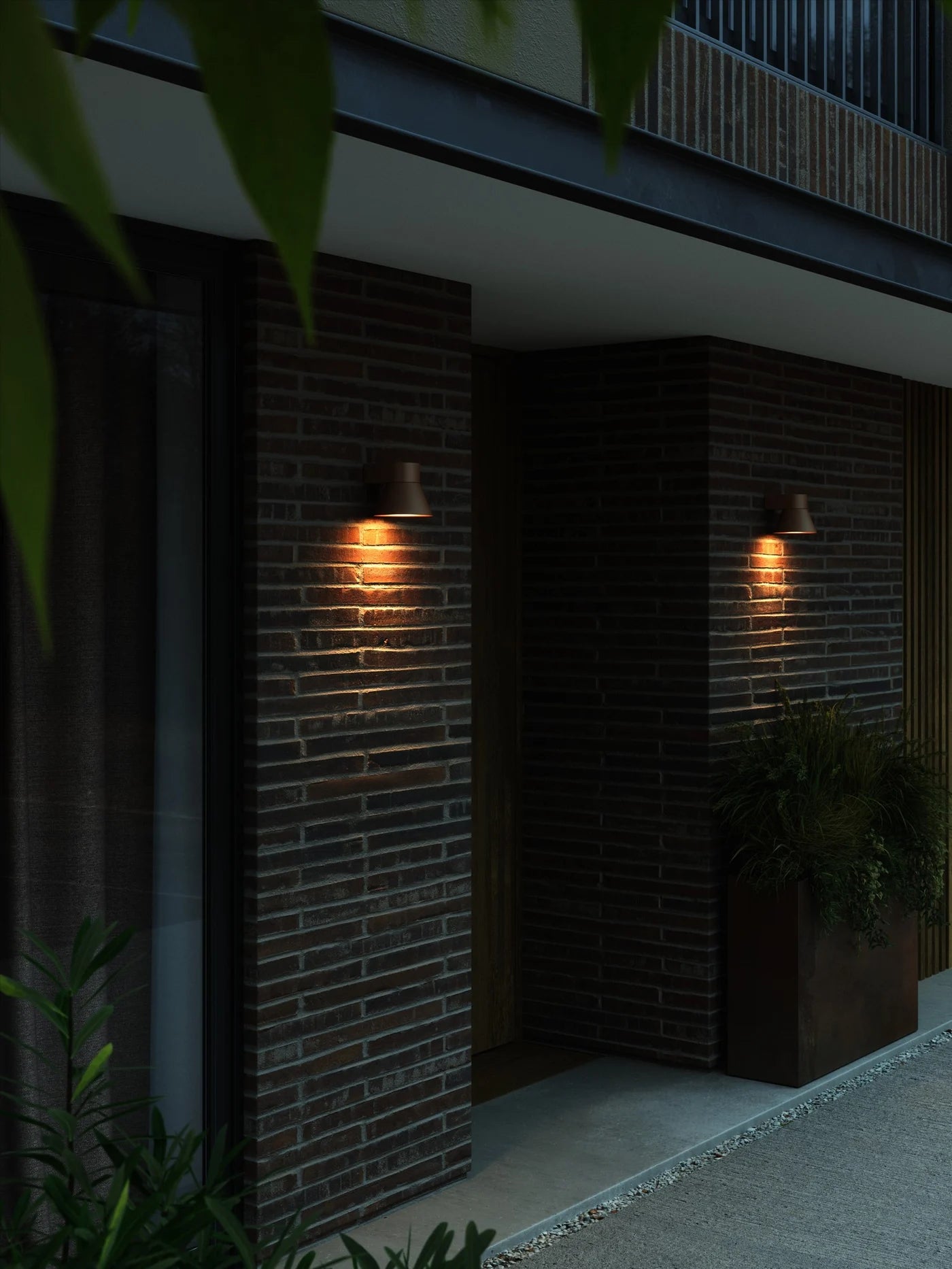 Kyklop Cone | Wandlamp | Roest Bruin