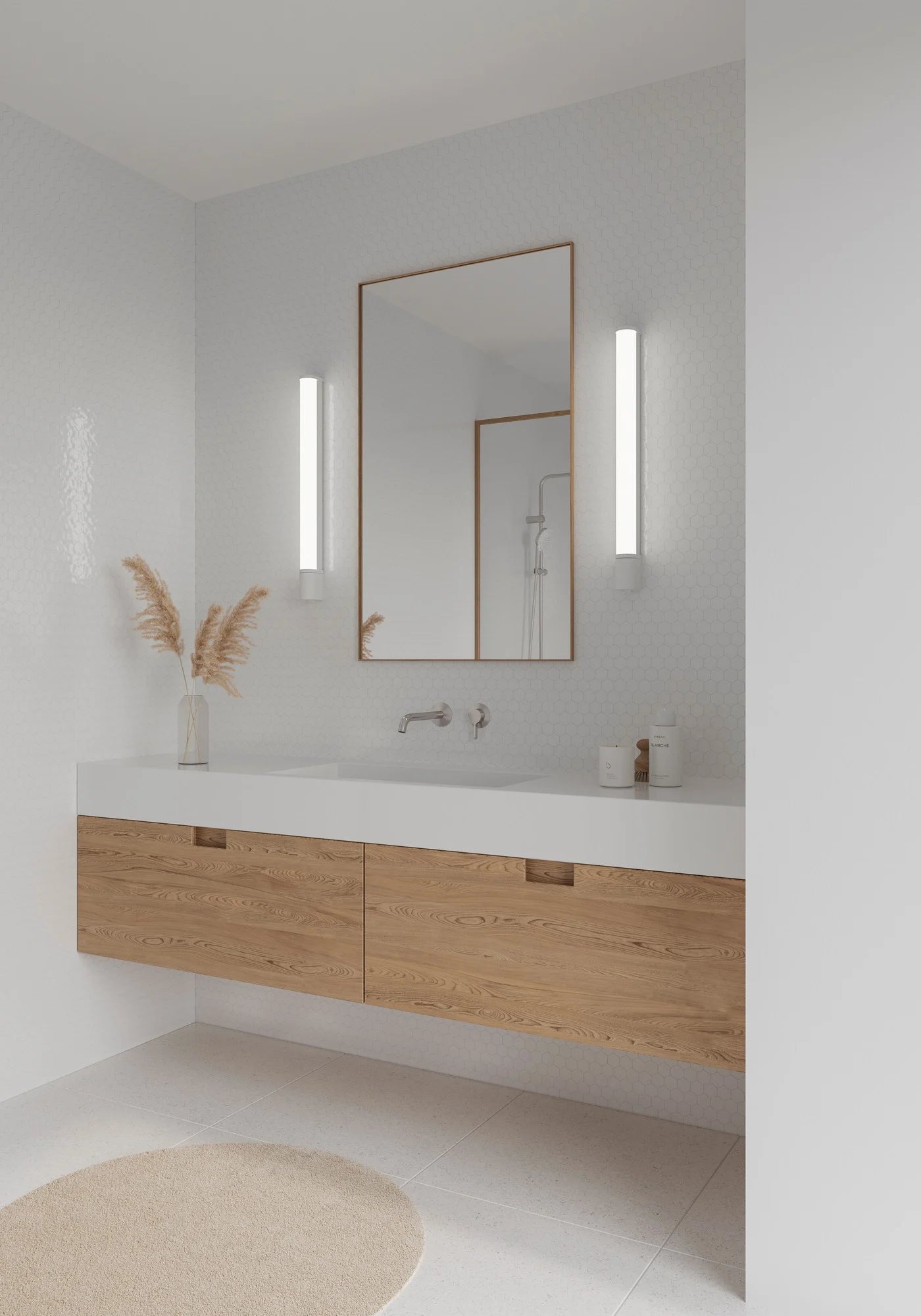 Malaika 68 | Wandlamp | Wit