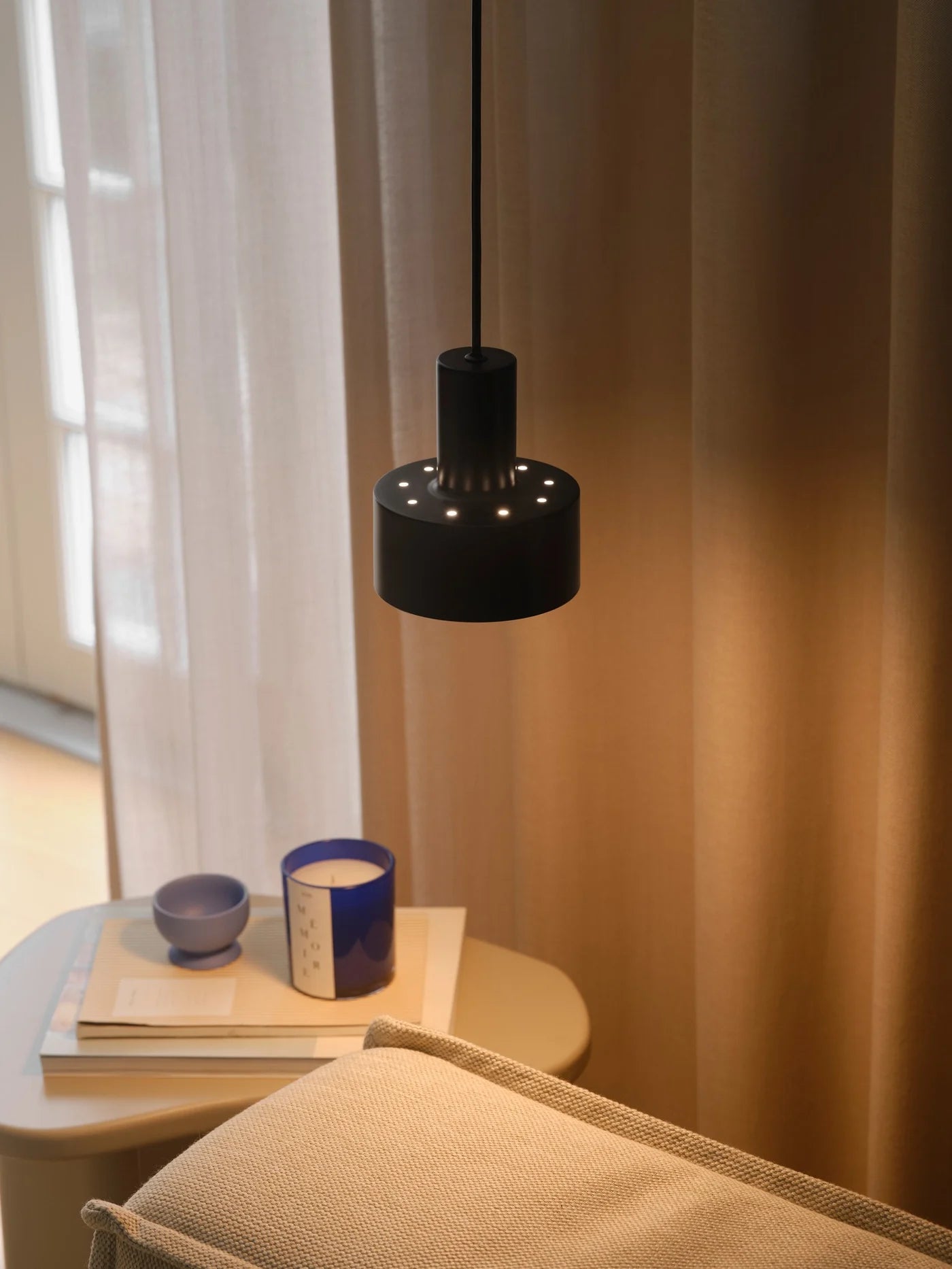 Matis | Hanglamp | E27 | Zwart