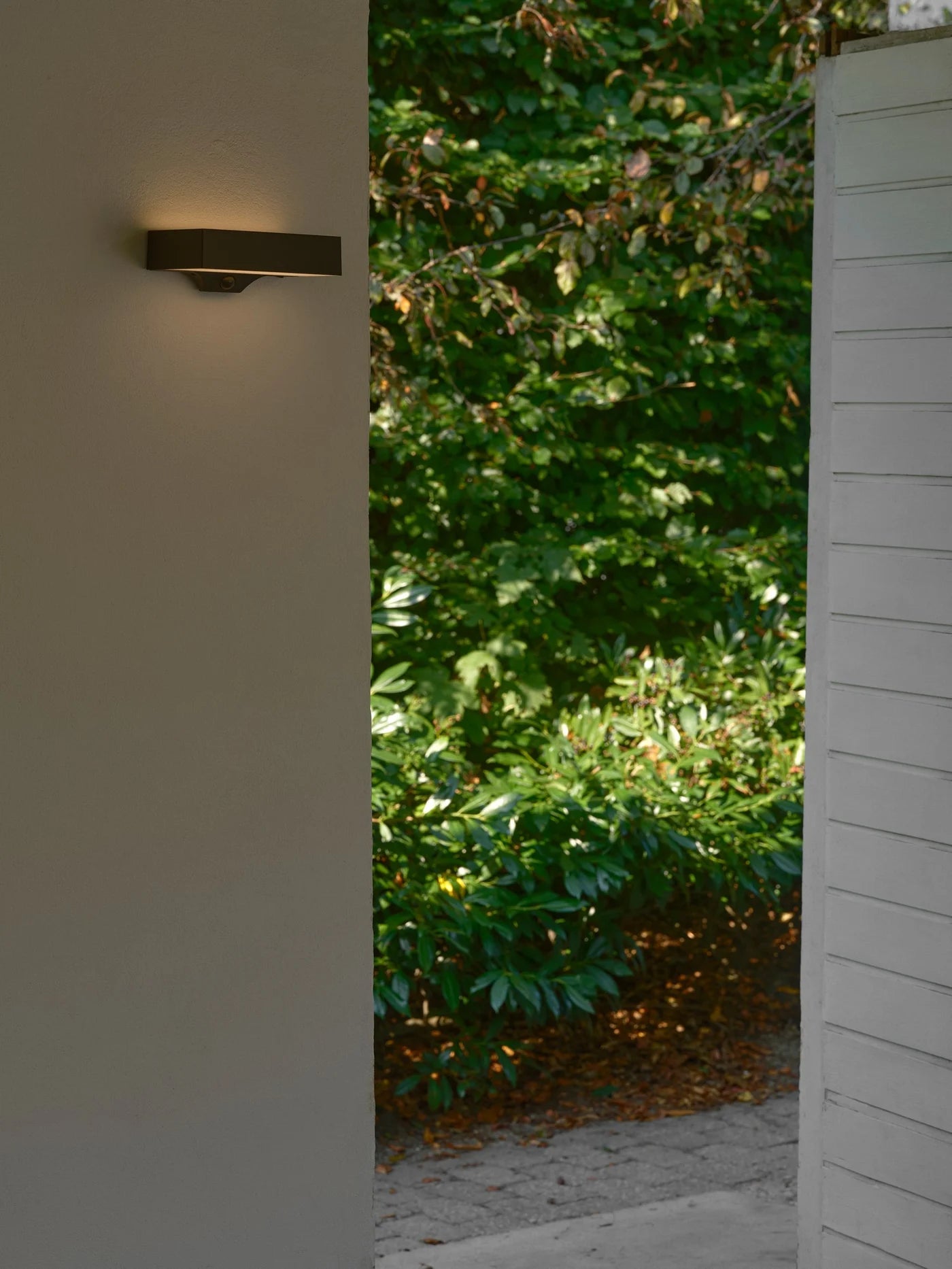 Monay Square Solar |  Wandlamp | Zwart | Pir Sensor