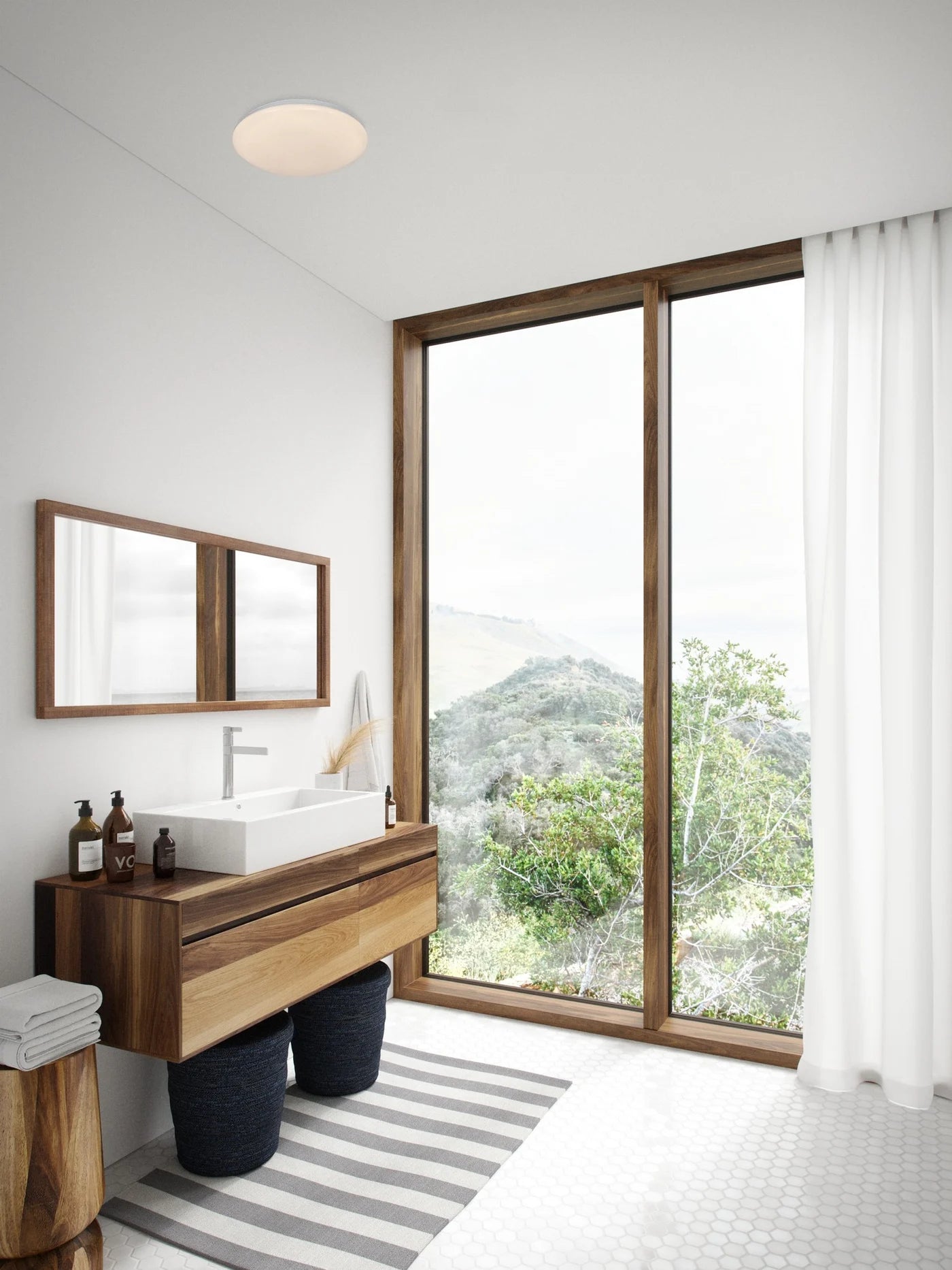 Montone 30 | Plafondlamp | Wit