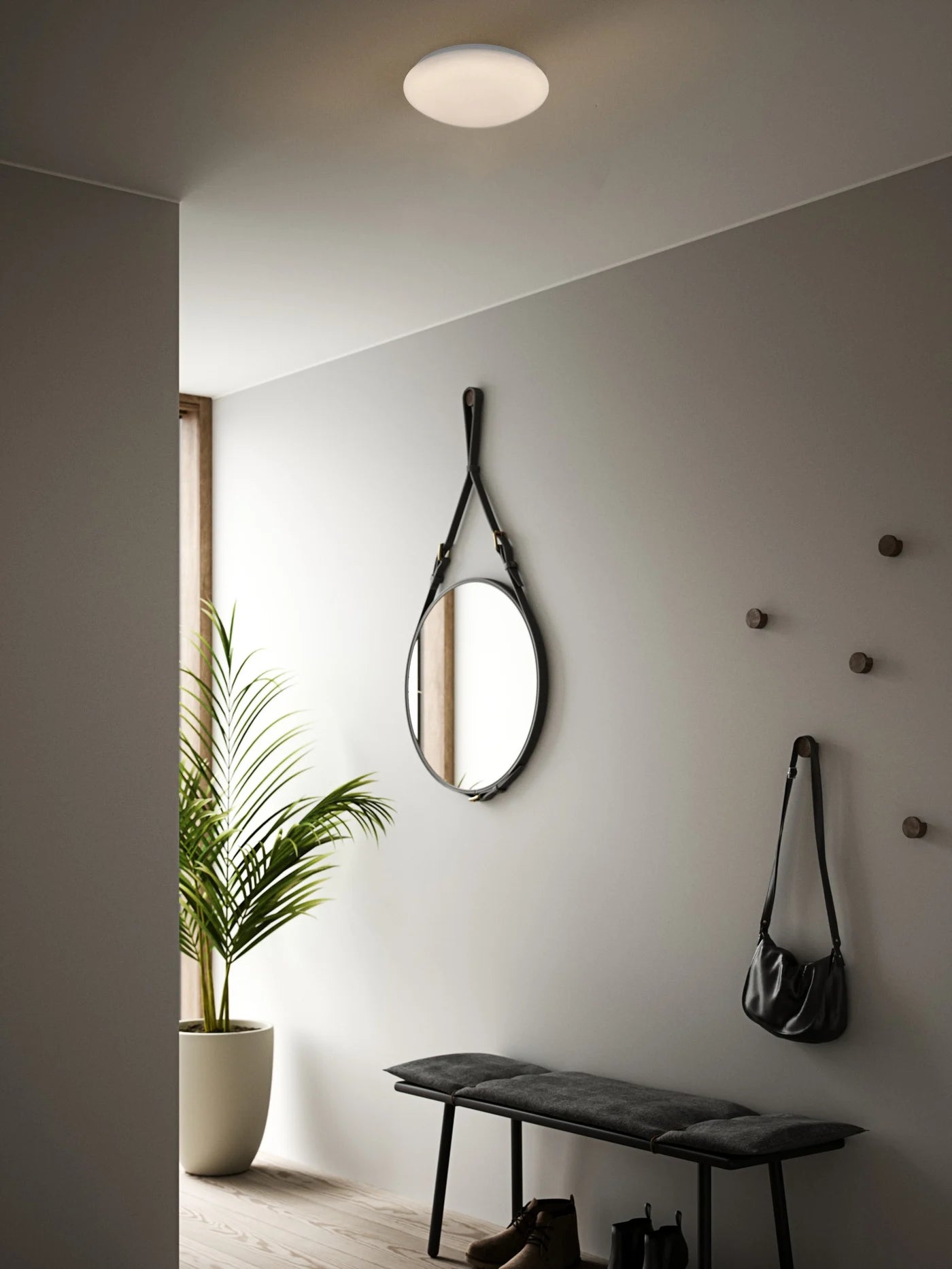 Montone 30 | Plafondlamp | Wit