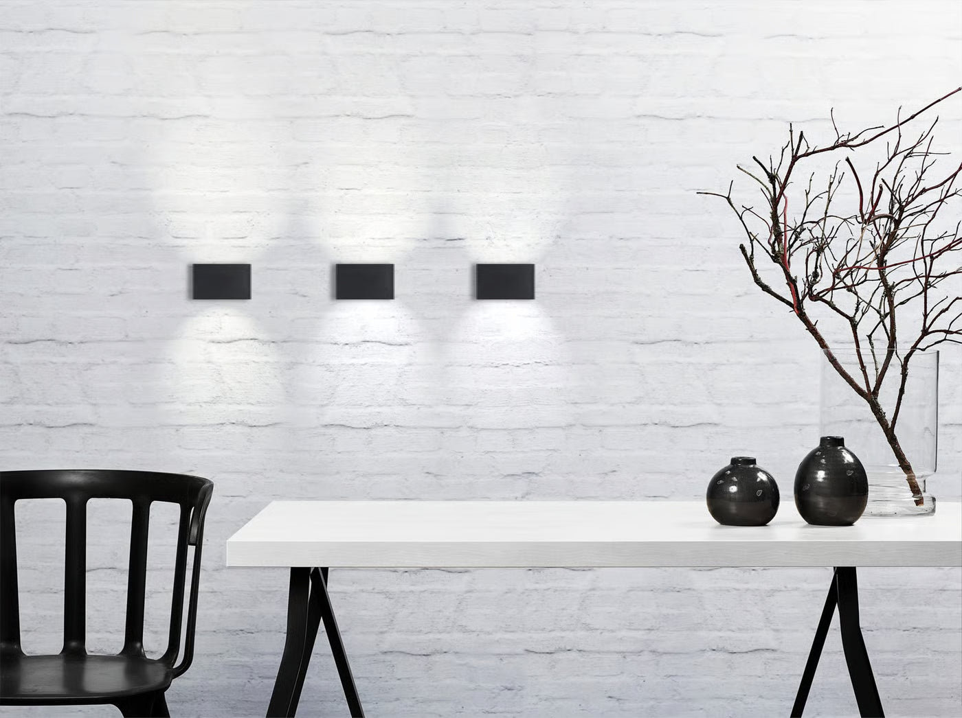 Nene | Wandlamp | Zwart