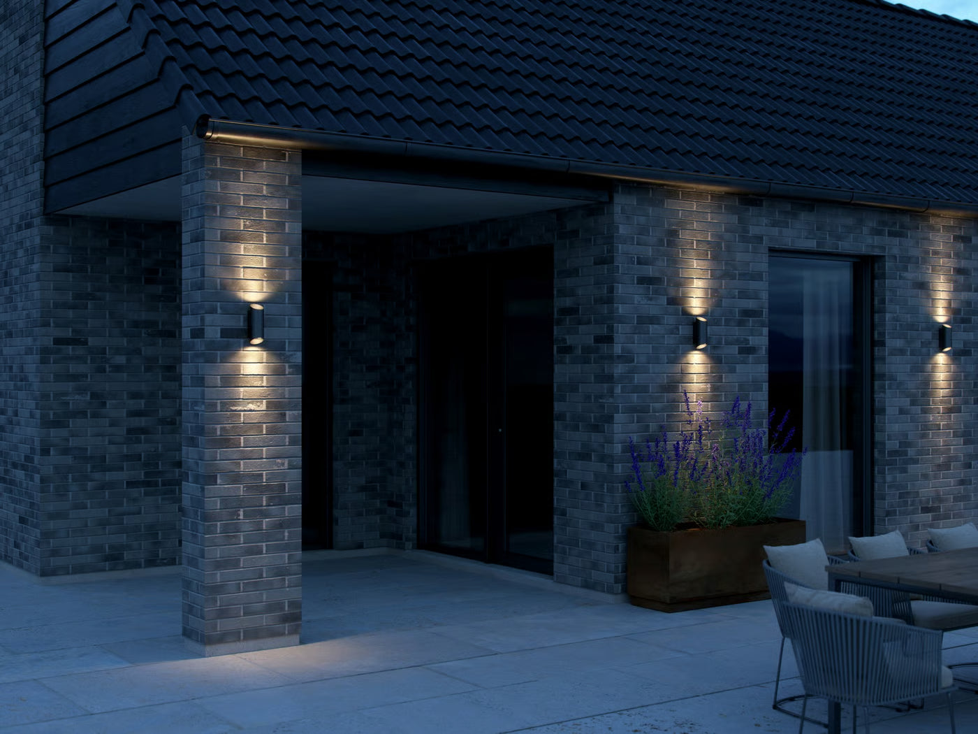 Nico Round 22 | Wandlamp | Zwart