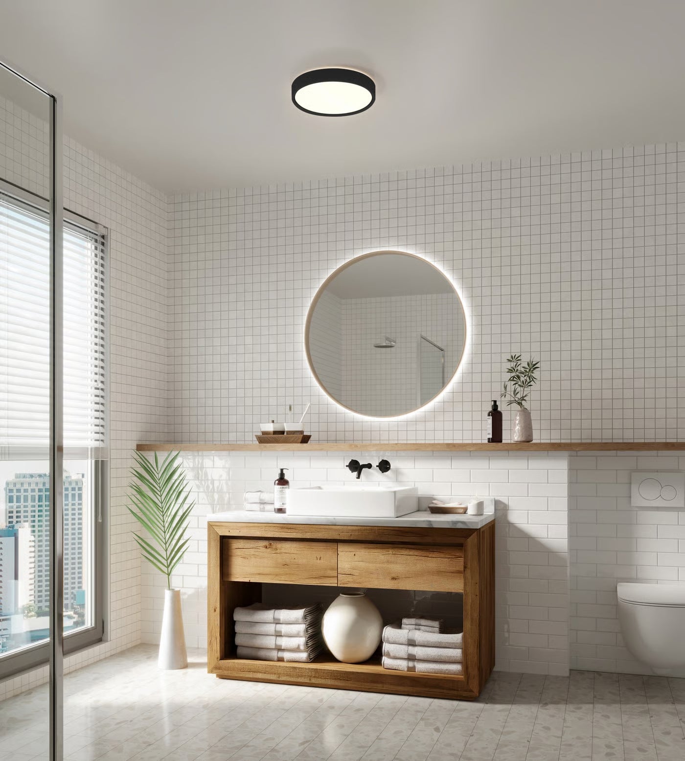 Noxy | Plafondlamp | Zwart