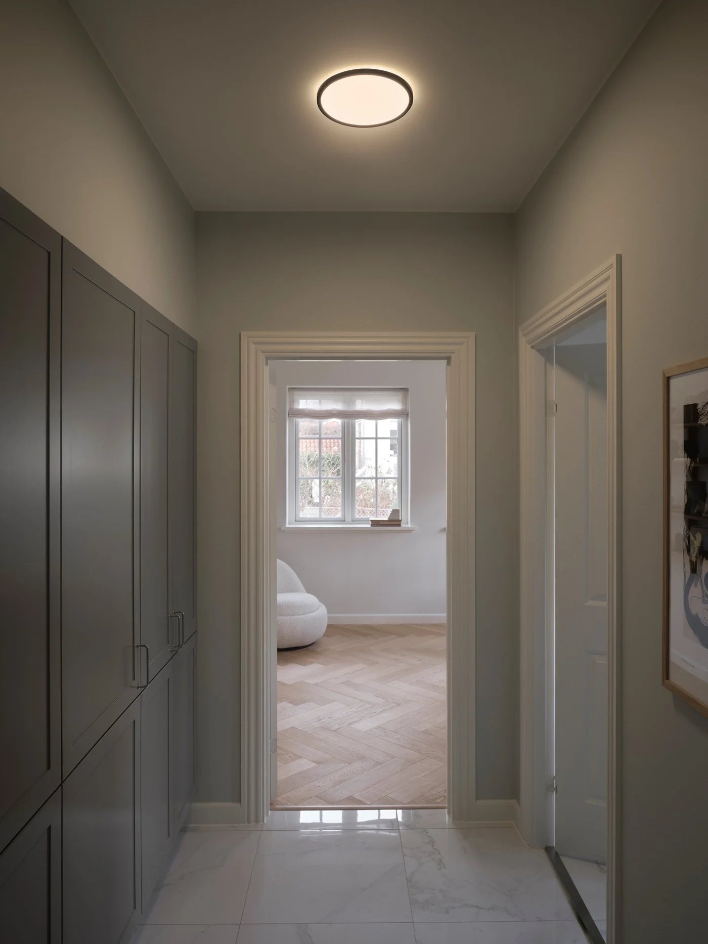 Oja 29 IP20 2700K Step-Dim | Plafondlamp | Zwart