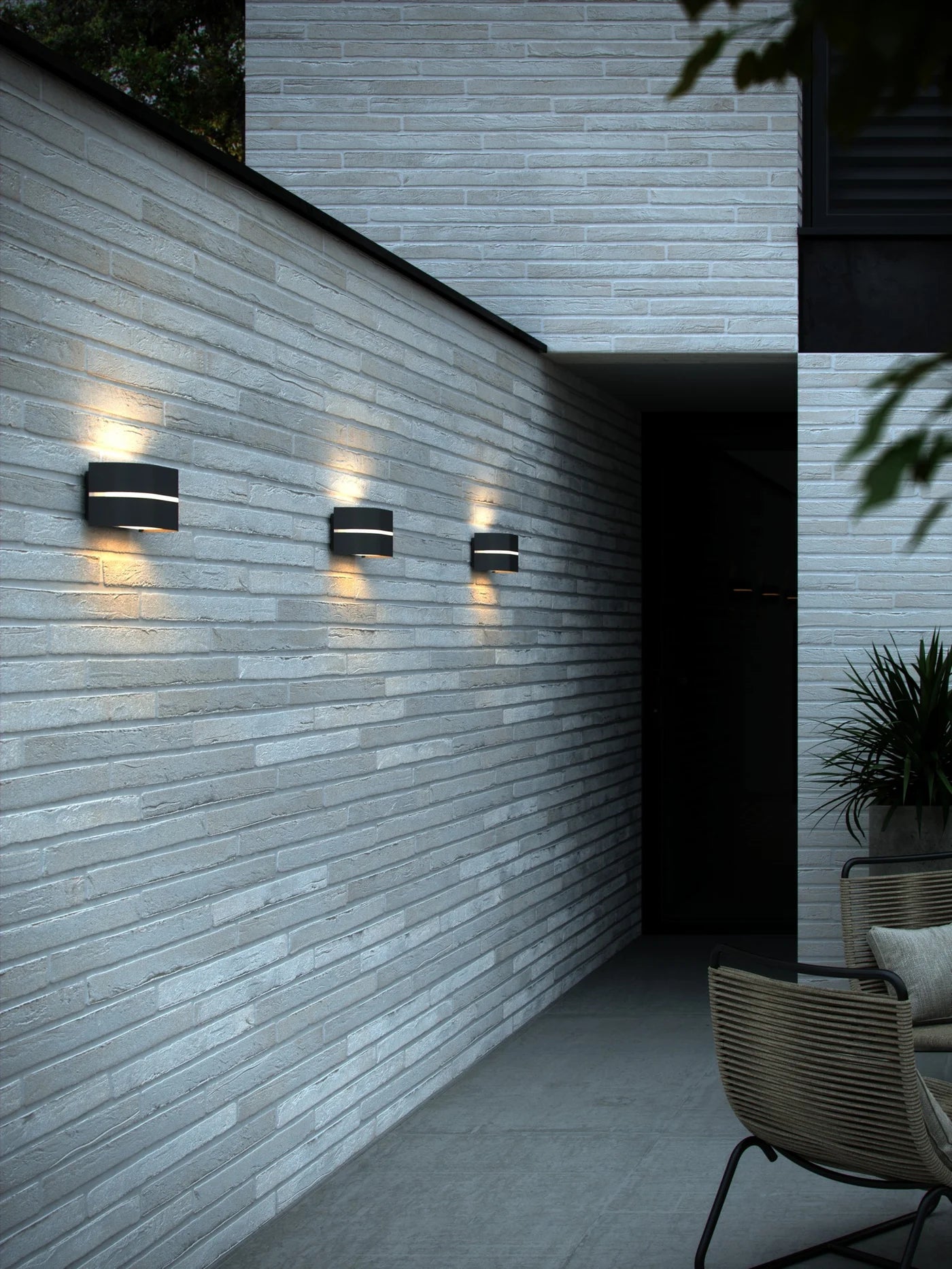 Sibelis | Wandlamp | Antrasiet
