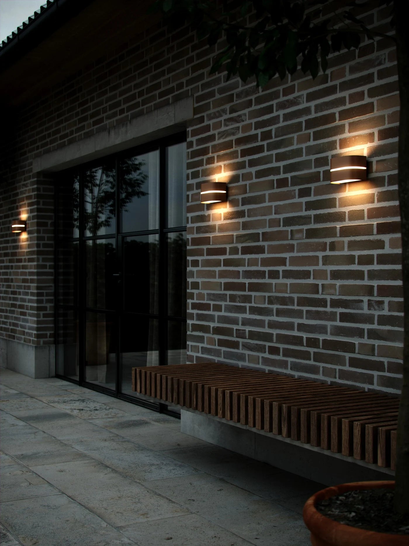 Sibelis | Wandlamp | Bruin Metalic