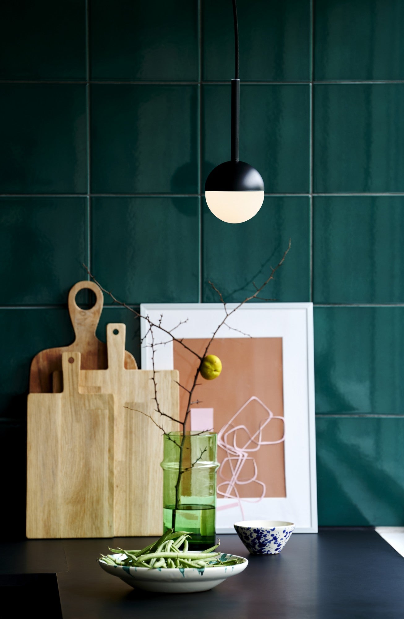 Contina | Hanglamp | Zwart