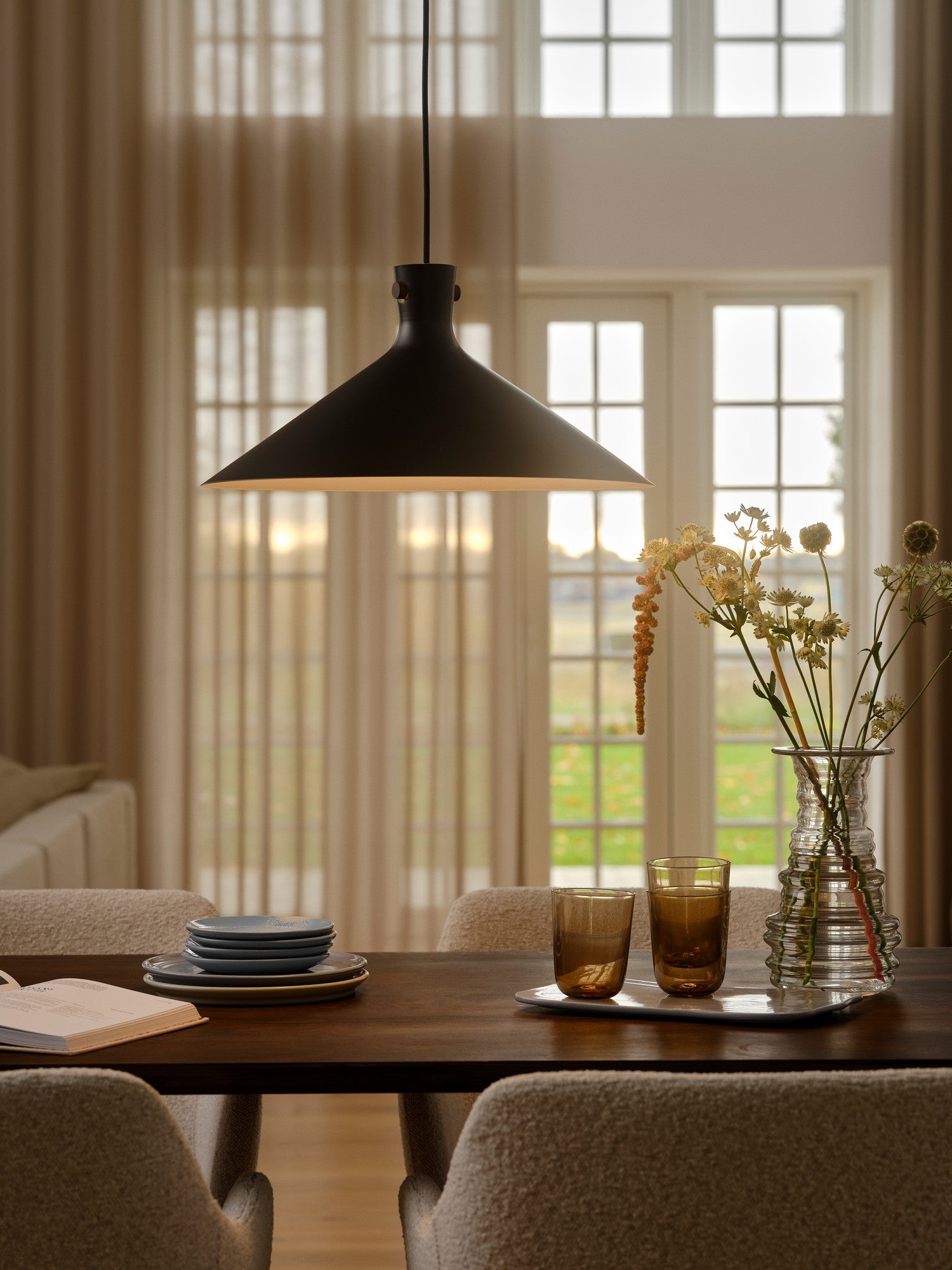 Dorina Hanglamp Zwart