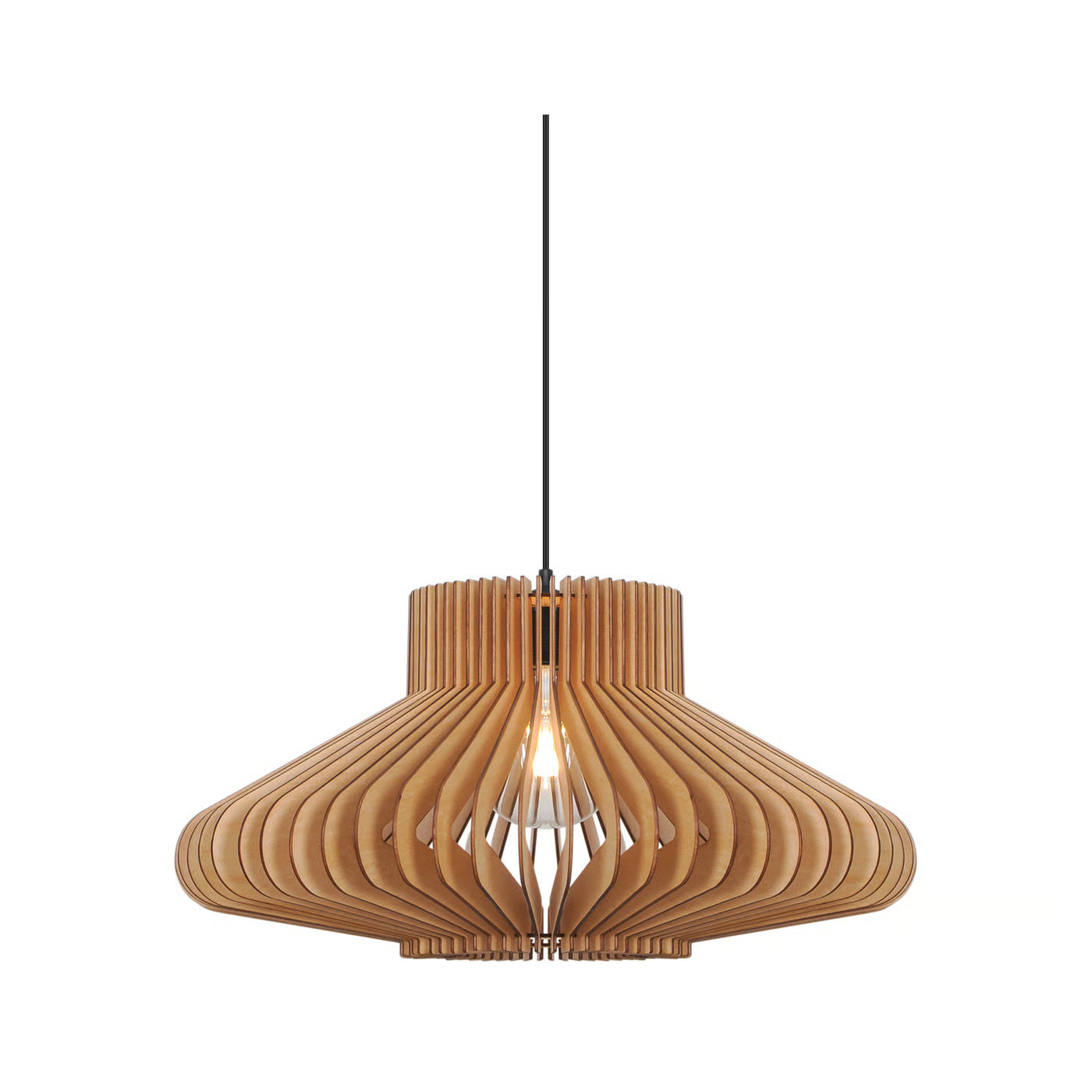 Manago | Hanglamp | E27 | Naturel Hout