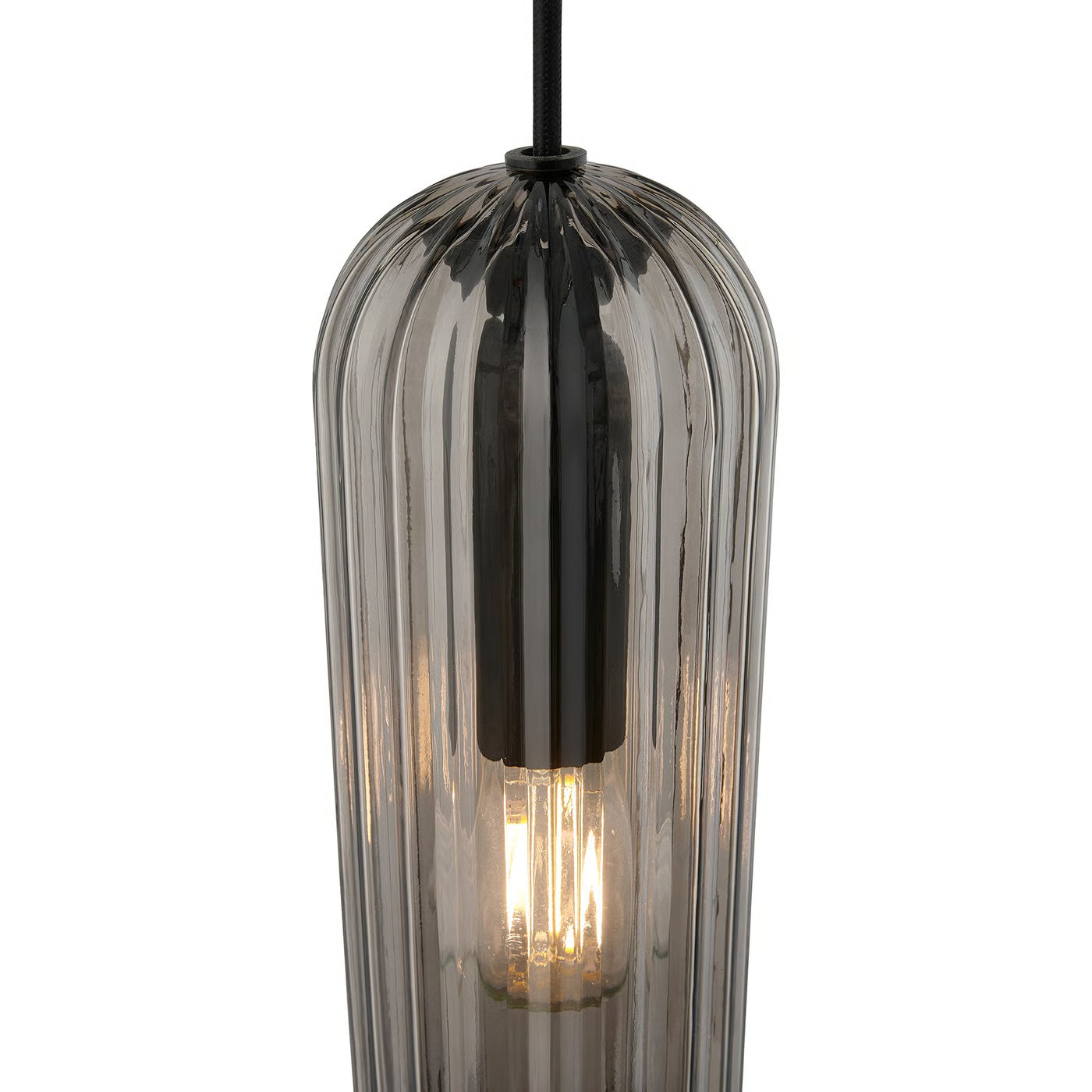 Miella | 3 x Hanglamp | Gerookt Glas
