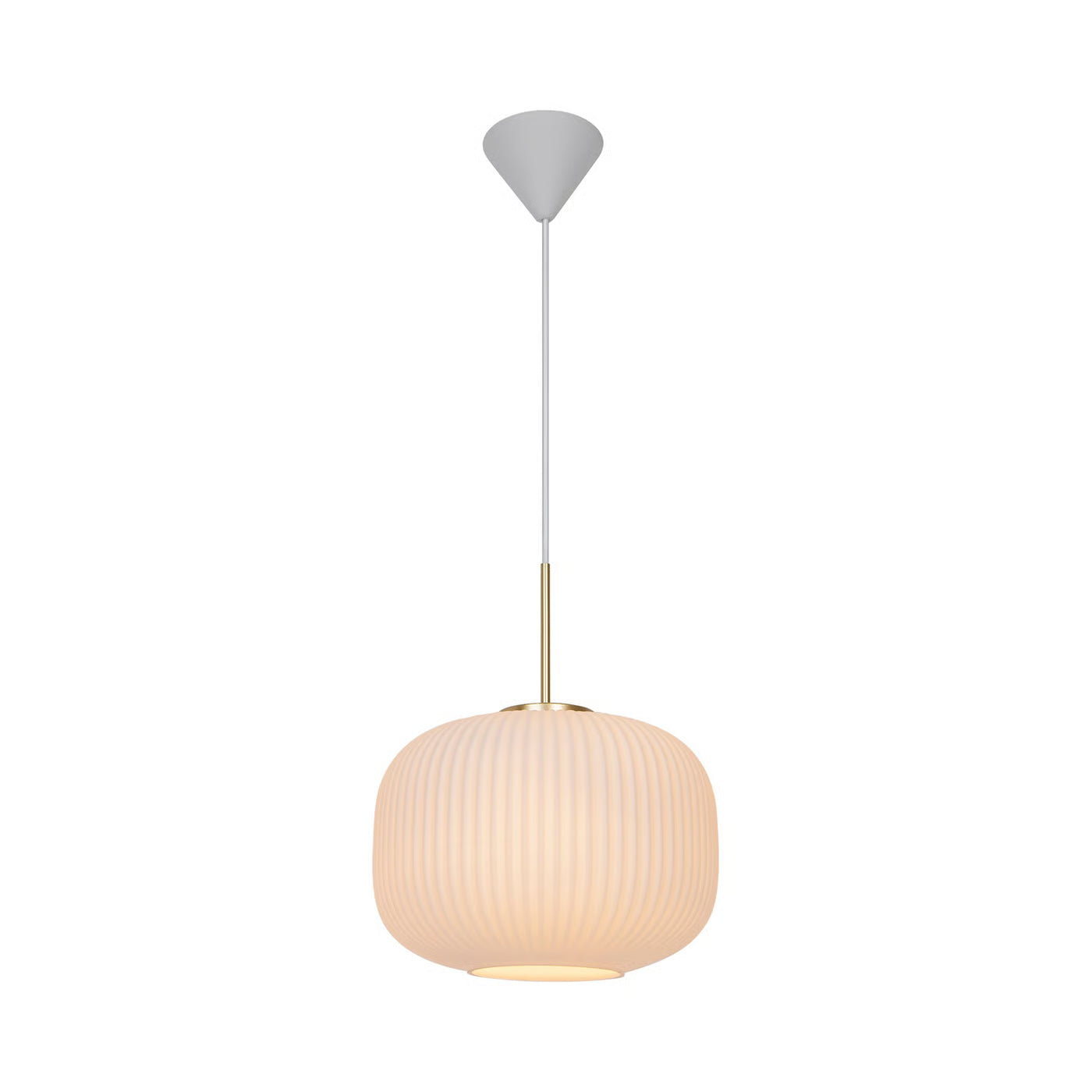 Milford 30 | Hanglamp | Opaal Wit
