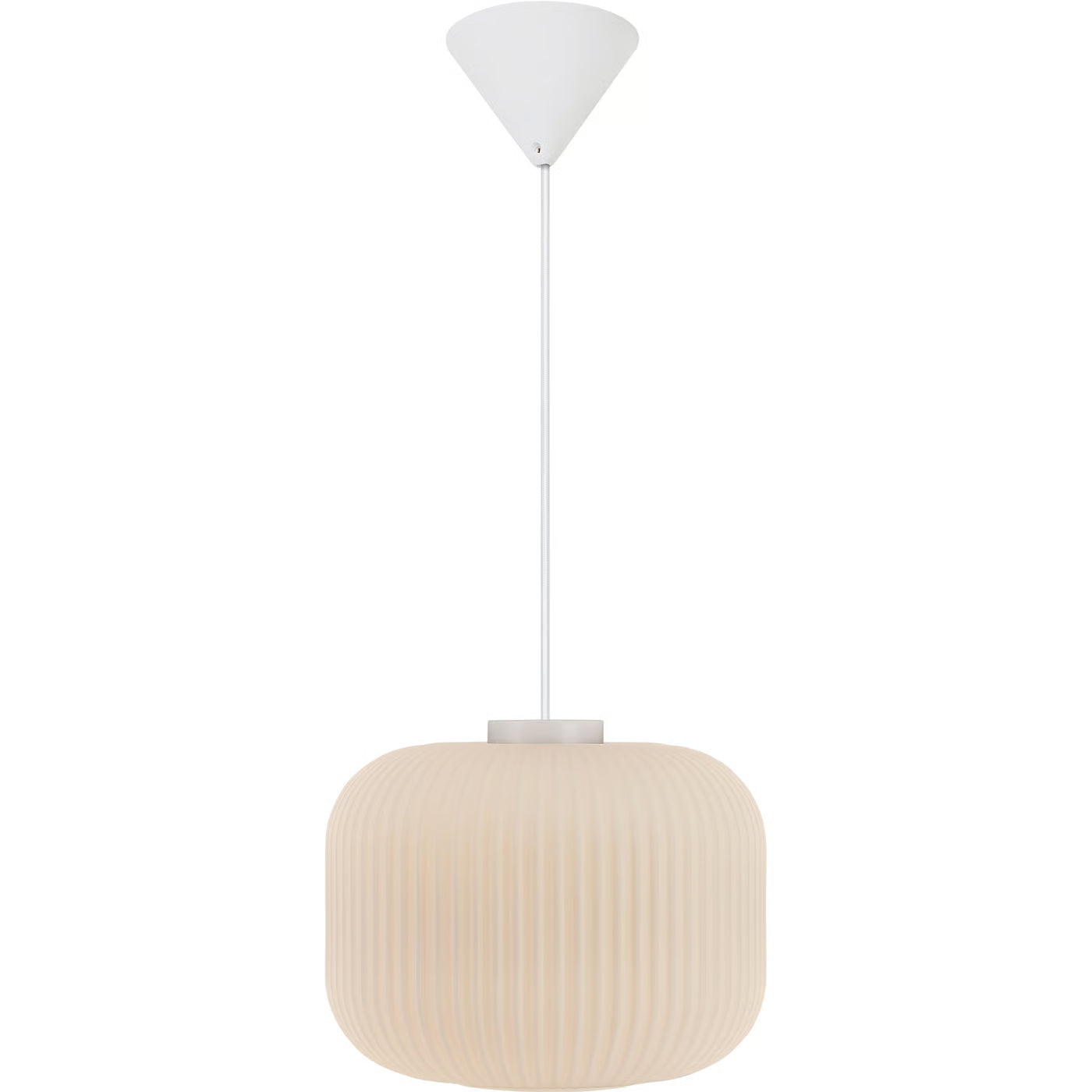 Milford 30 | Hanglamp | Opaal Wit