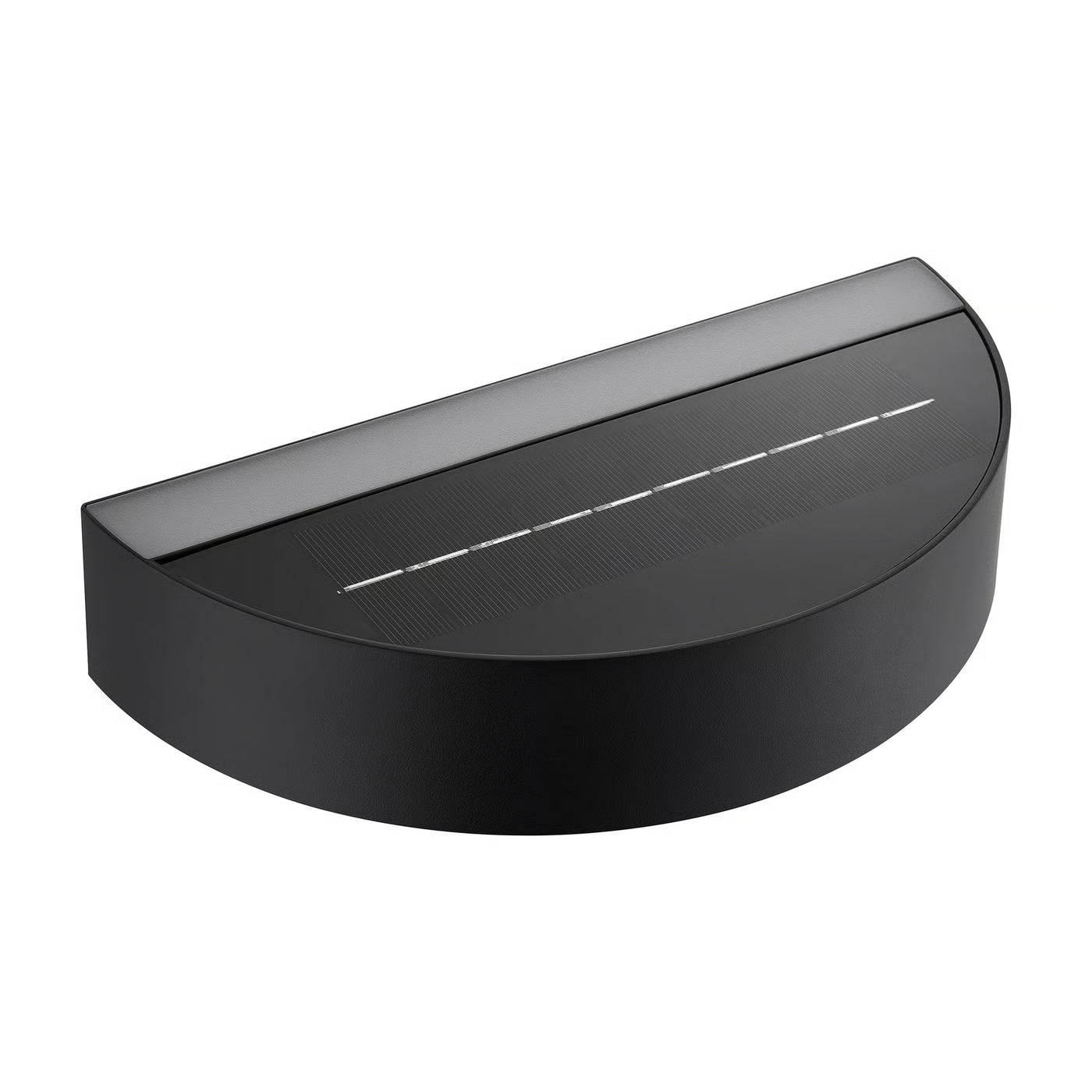 Monay Round Solar |  Wandlamp | Zwart