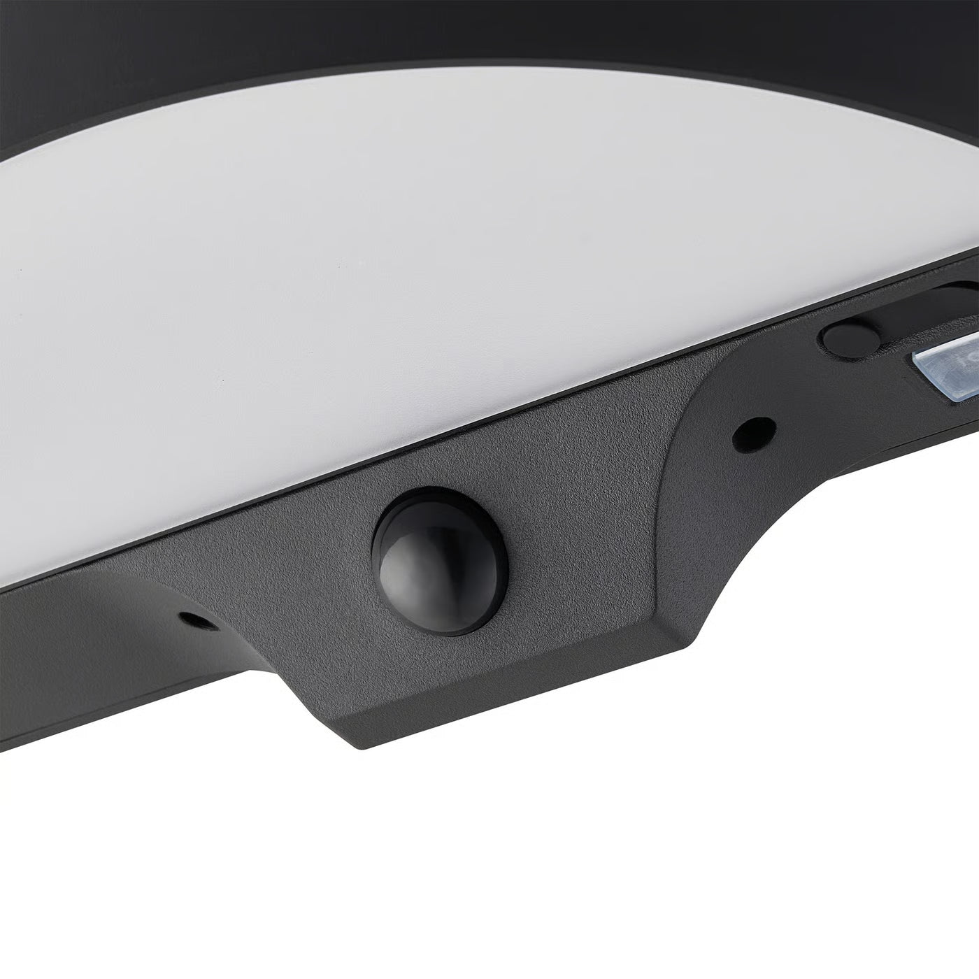 Monay Round Solar |  Wandlamp | Zwart