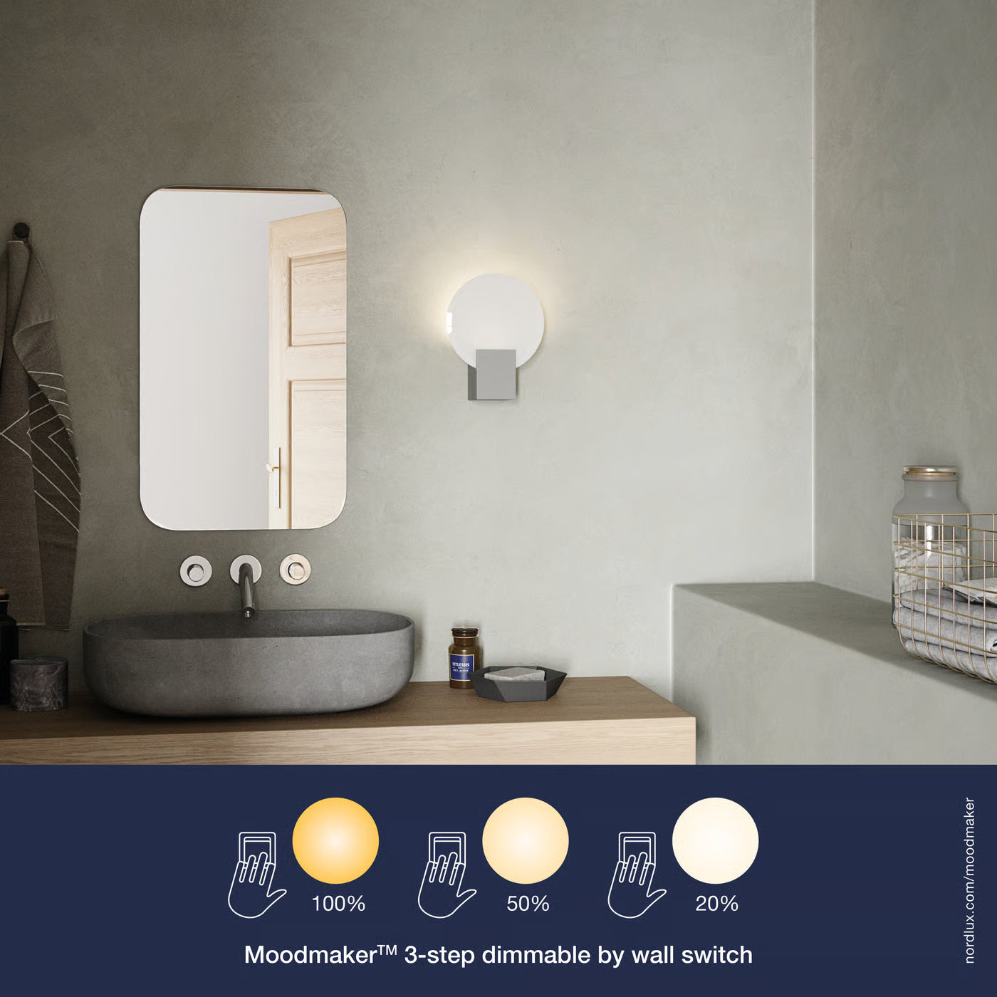 Hester | Wandlamp | Wit