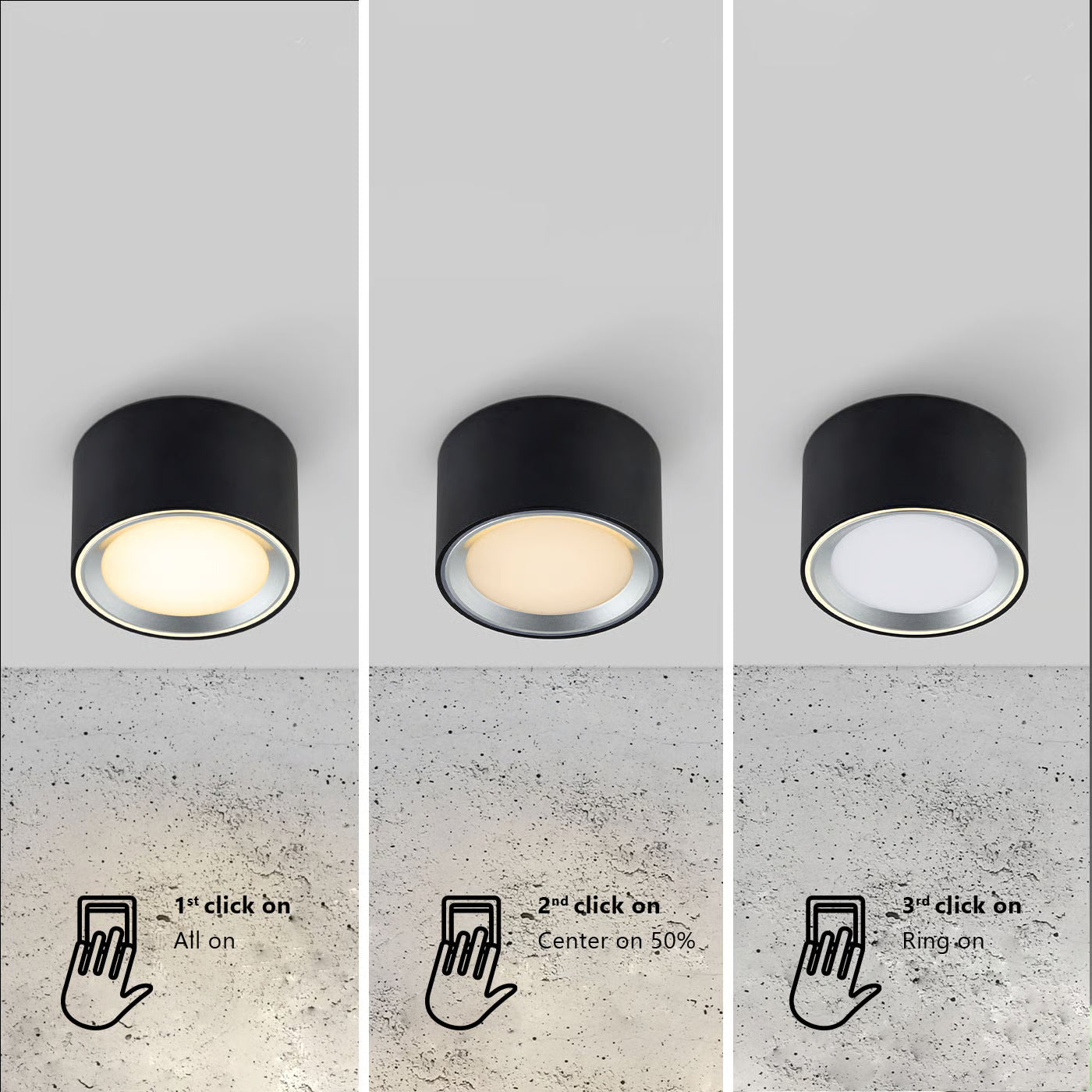 LANDON 8 | Badkamerverlichting | Zwart