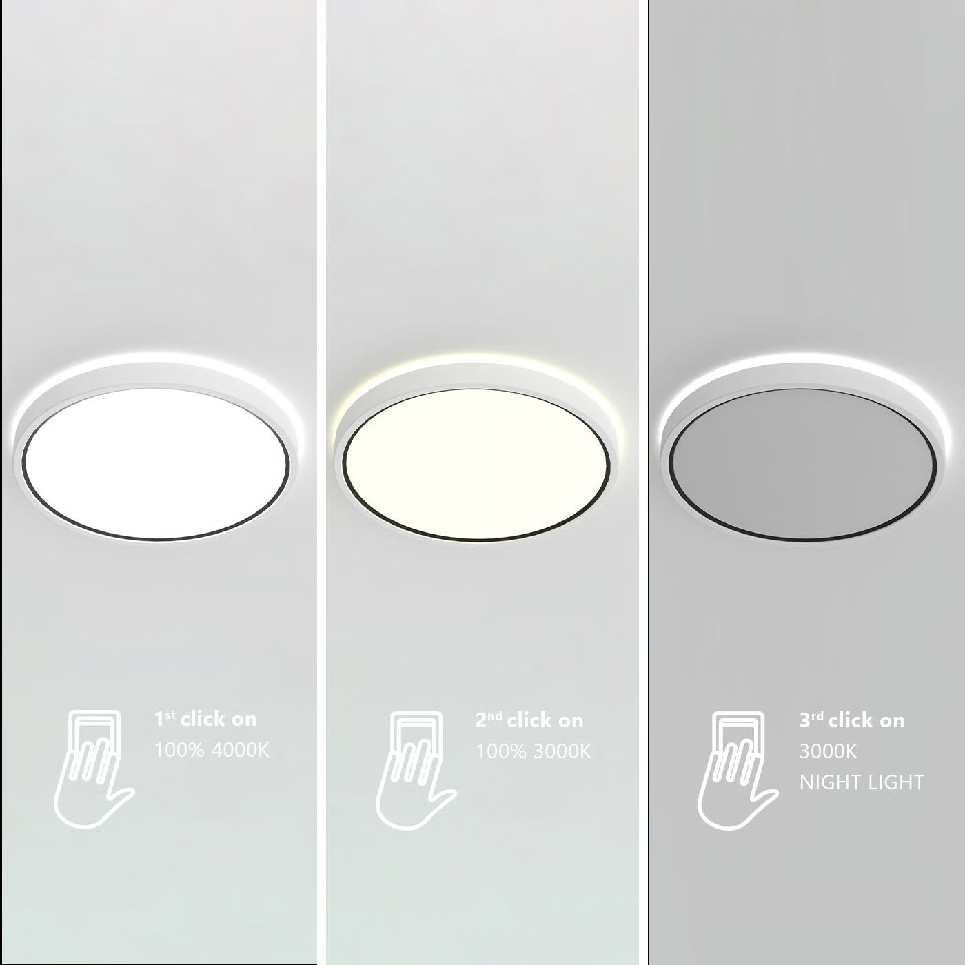 Noxy | Plafondlamp | Wit