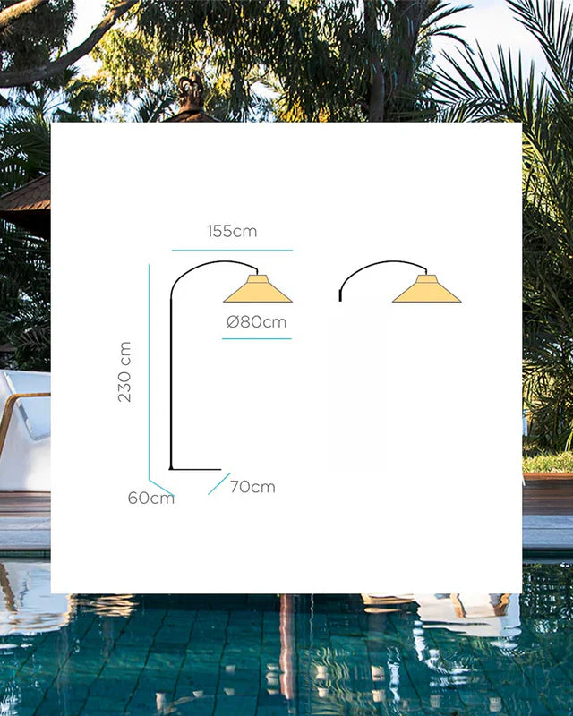 Oplaadbare vloerlamp Niza 230