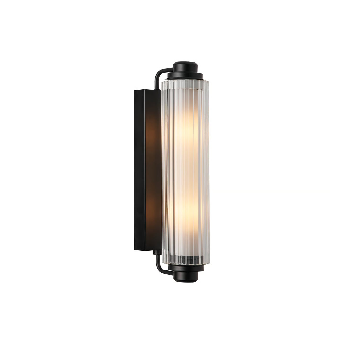 Nimal Double | Wandlamp | Zwart