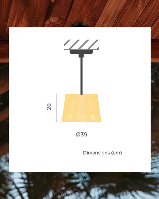 OKINAWA hanglamp met kabel